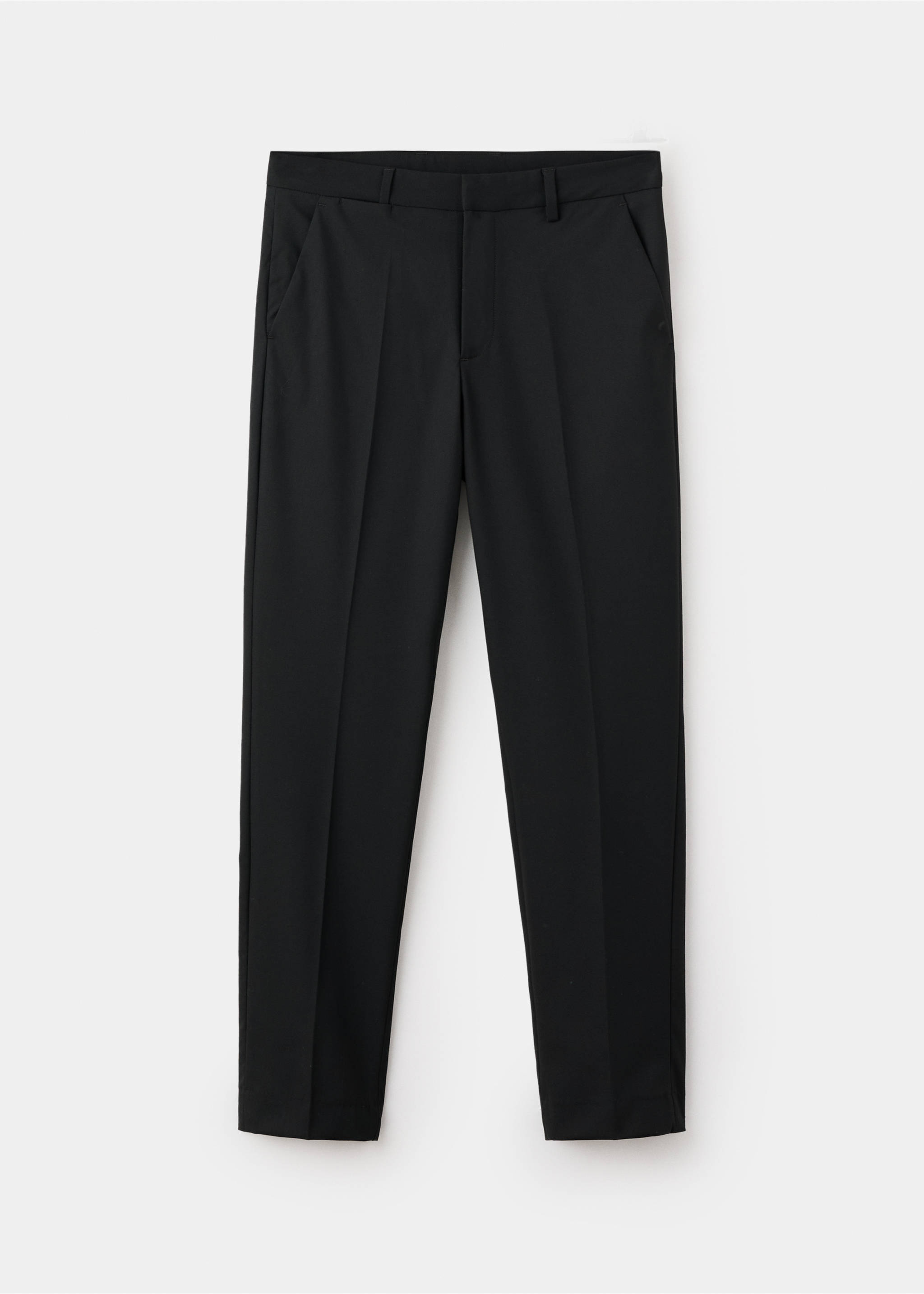 Straight suit trousers - Article without model, Black. Ref: 17026330-00.