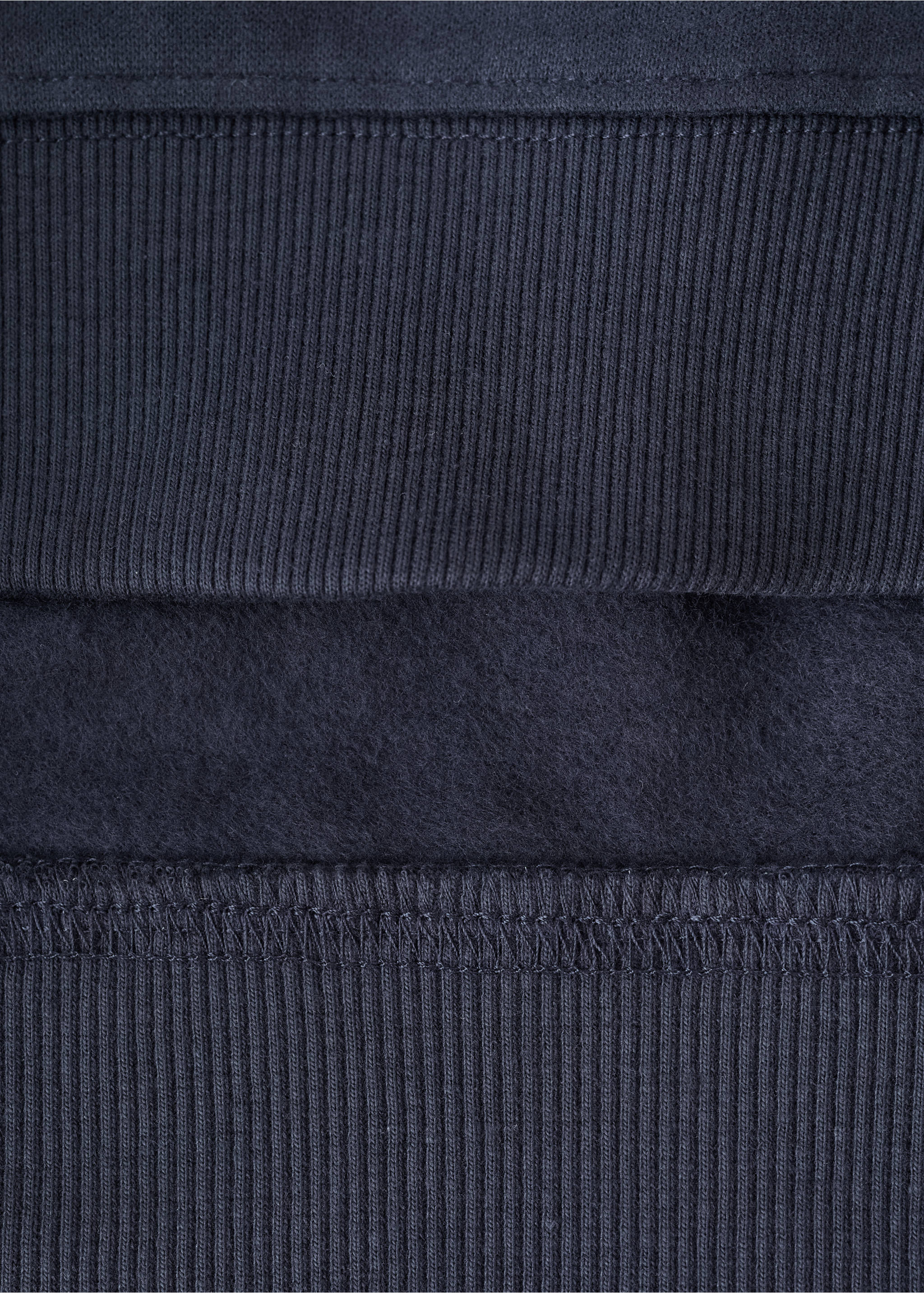 Embroidered cotton sweatshirt - Details of the article 0, Navy. Ref: 17026345-00.