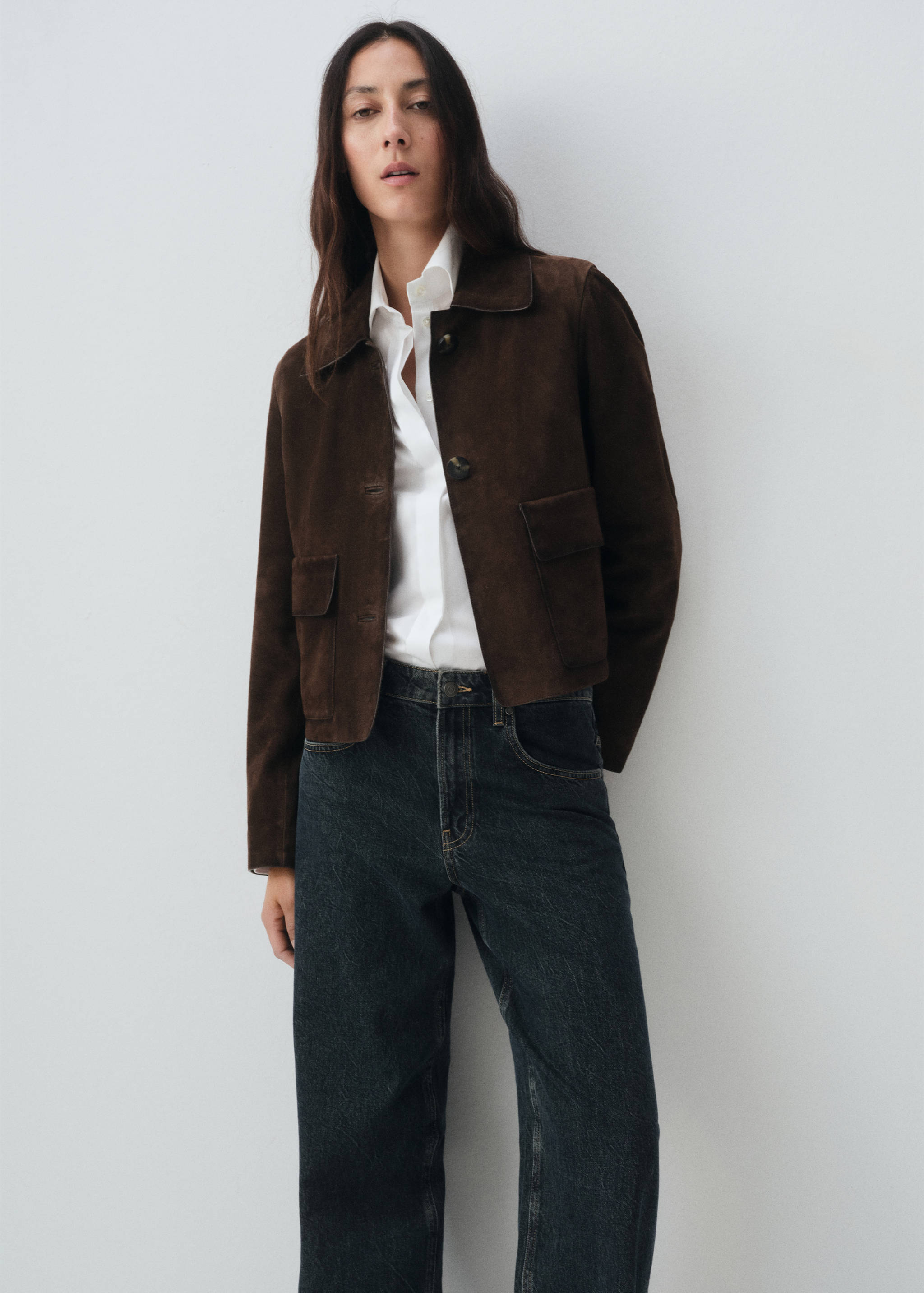 100% leather short jacket - Details of the article 1