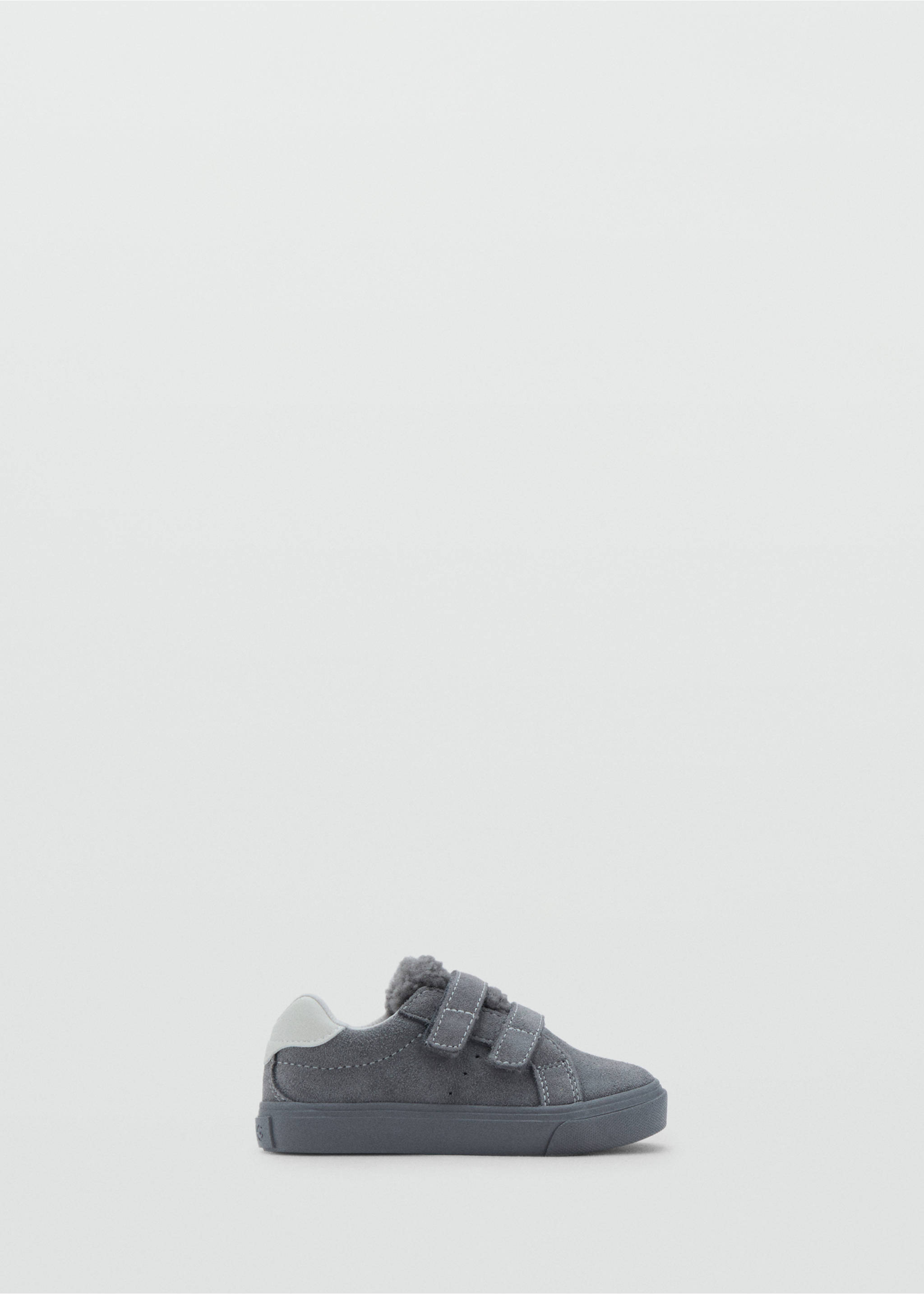 Leather mixed sneakers - Article without model, Charcoal. Ref: 17026352-00.
