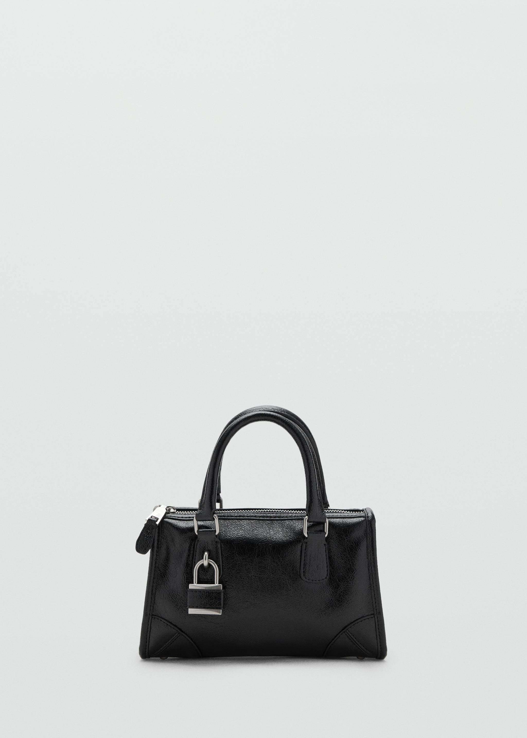 Mini shiny handbag with handles - Article without model