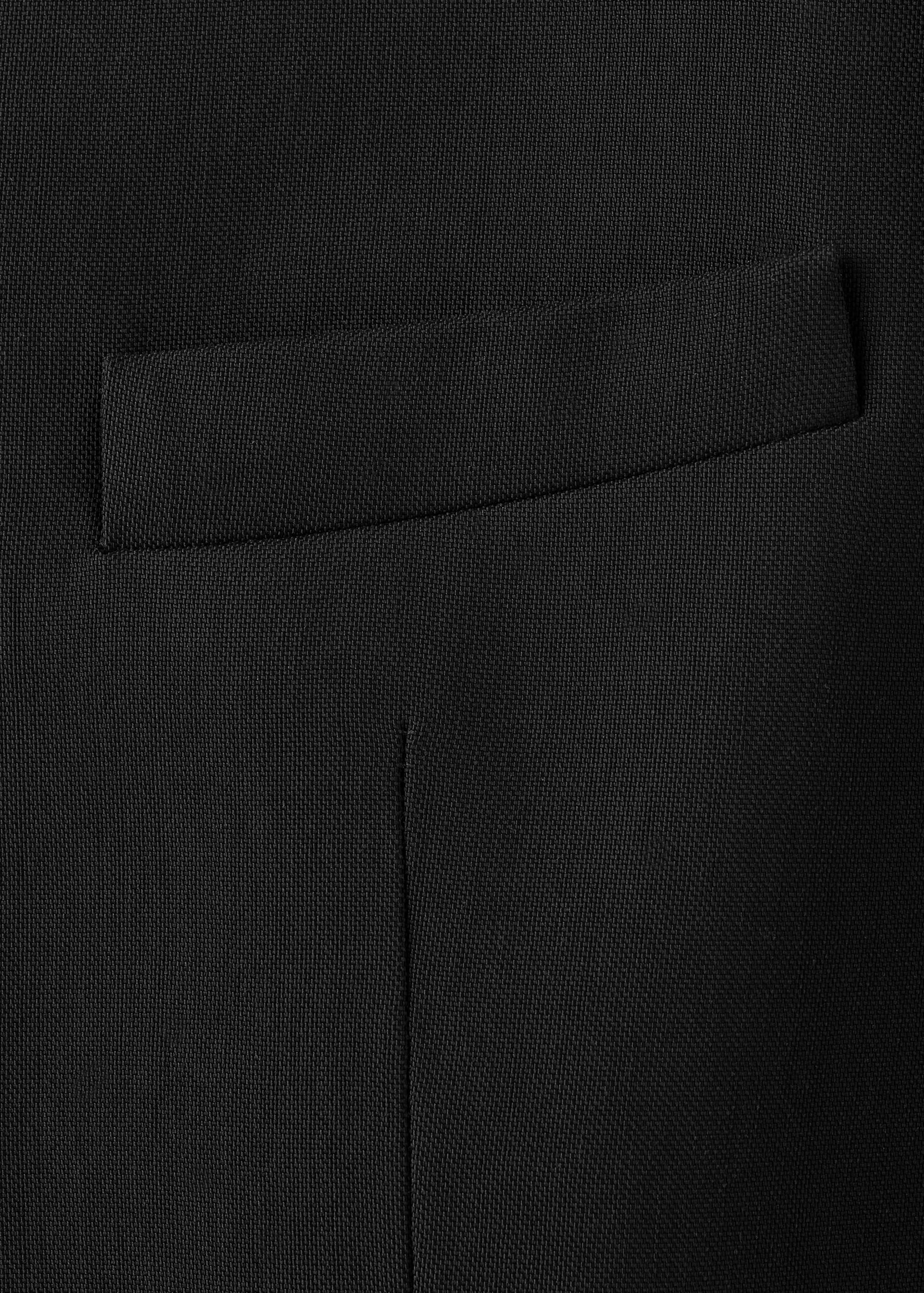 Suit blazer without lapels - Details of the article 8