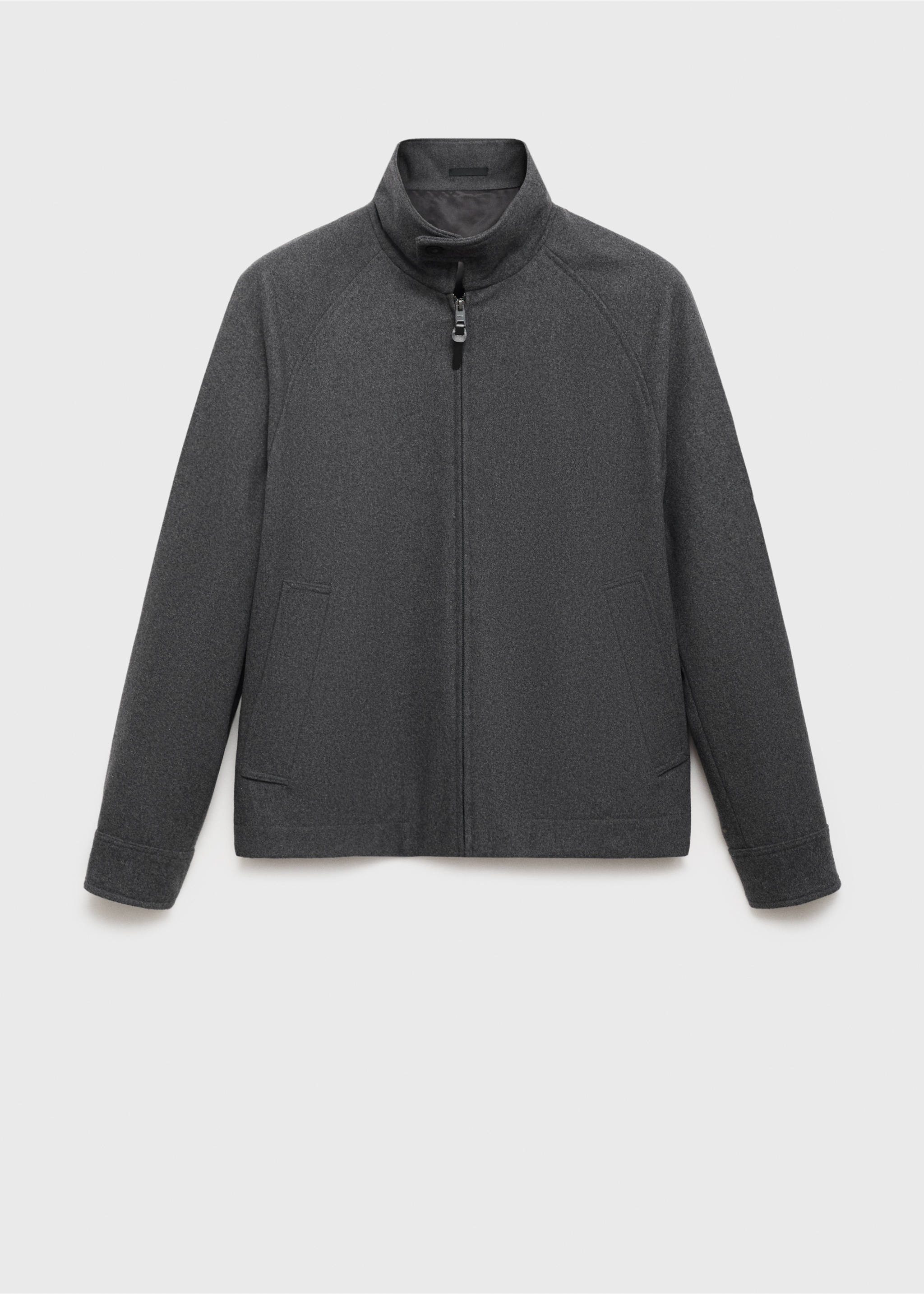 Wool-blend jacket - Article without model, Grey. Ref: 17026723-00.