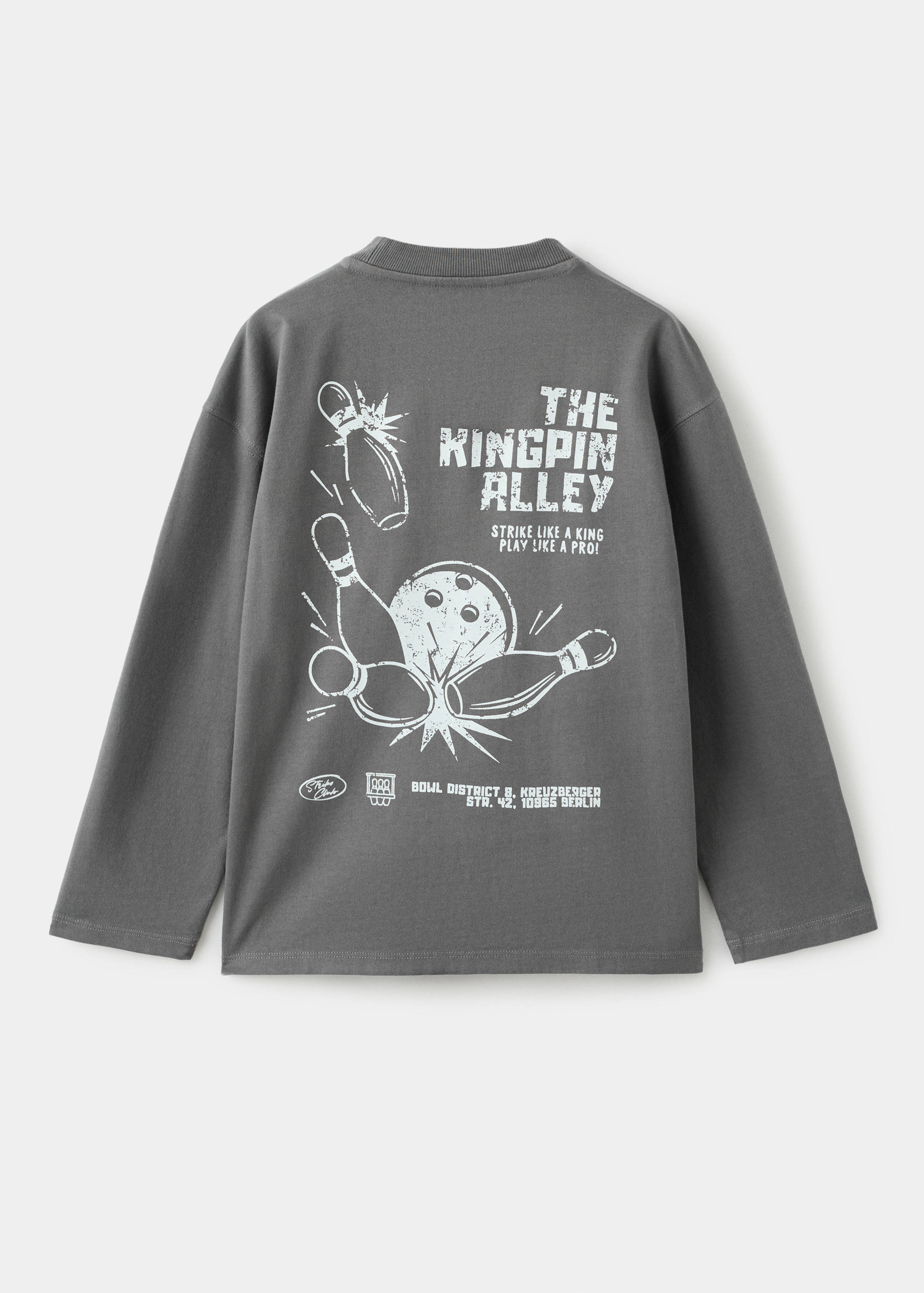 Printed cotton-blend t-shirt - Reverse of the article