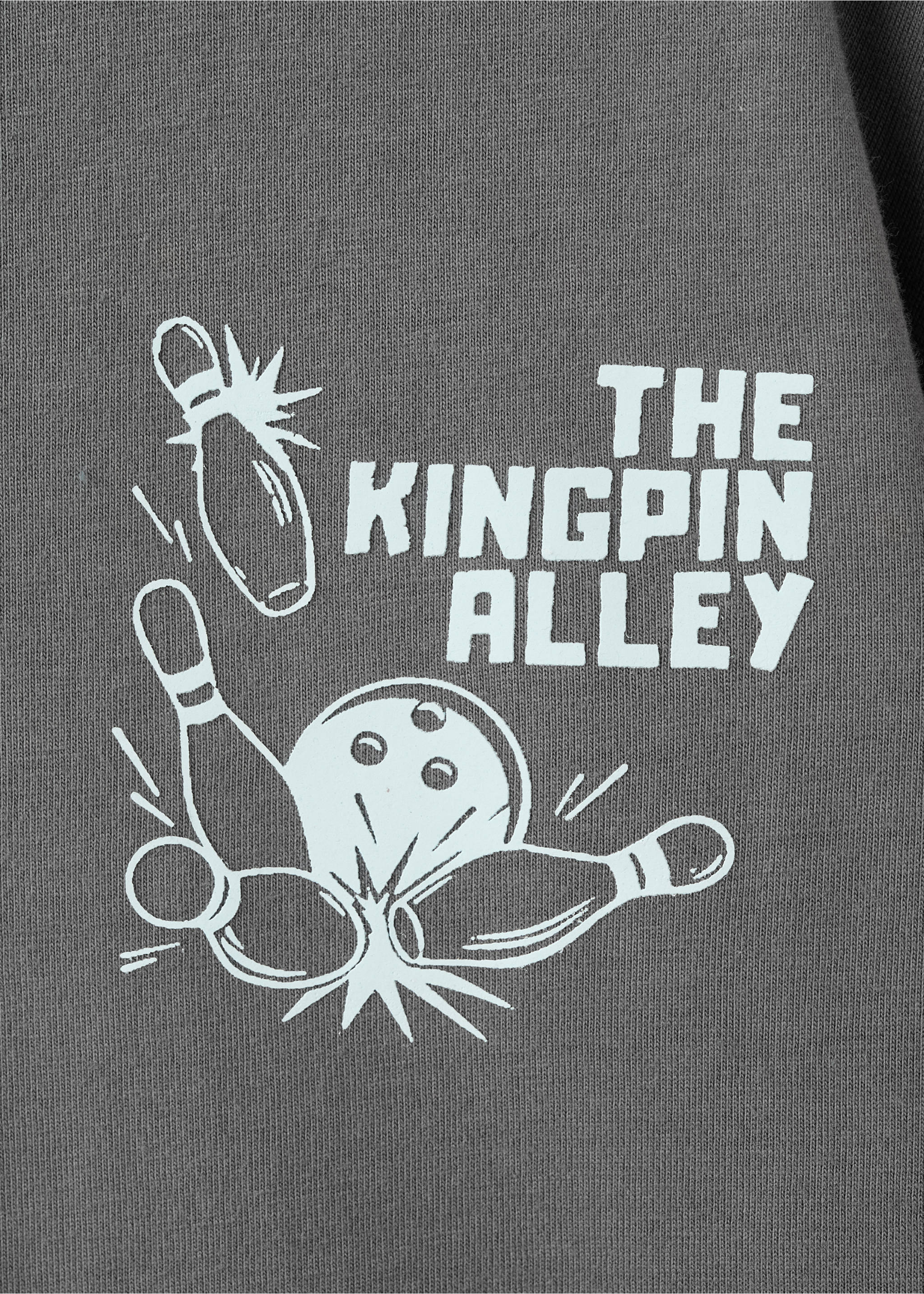 Printed cotton-blend t-shirt - Details of the article 8, Grey. Ref: 17026730-00.