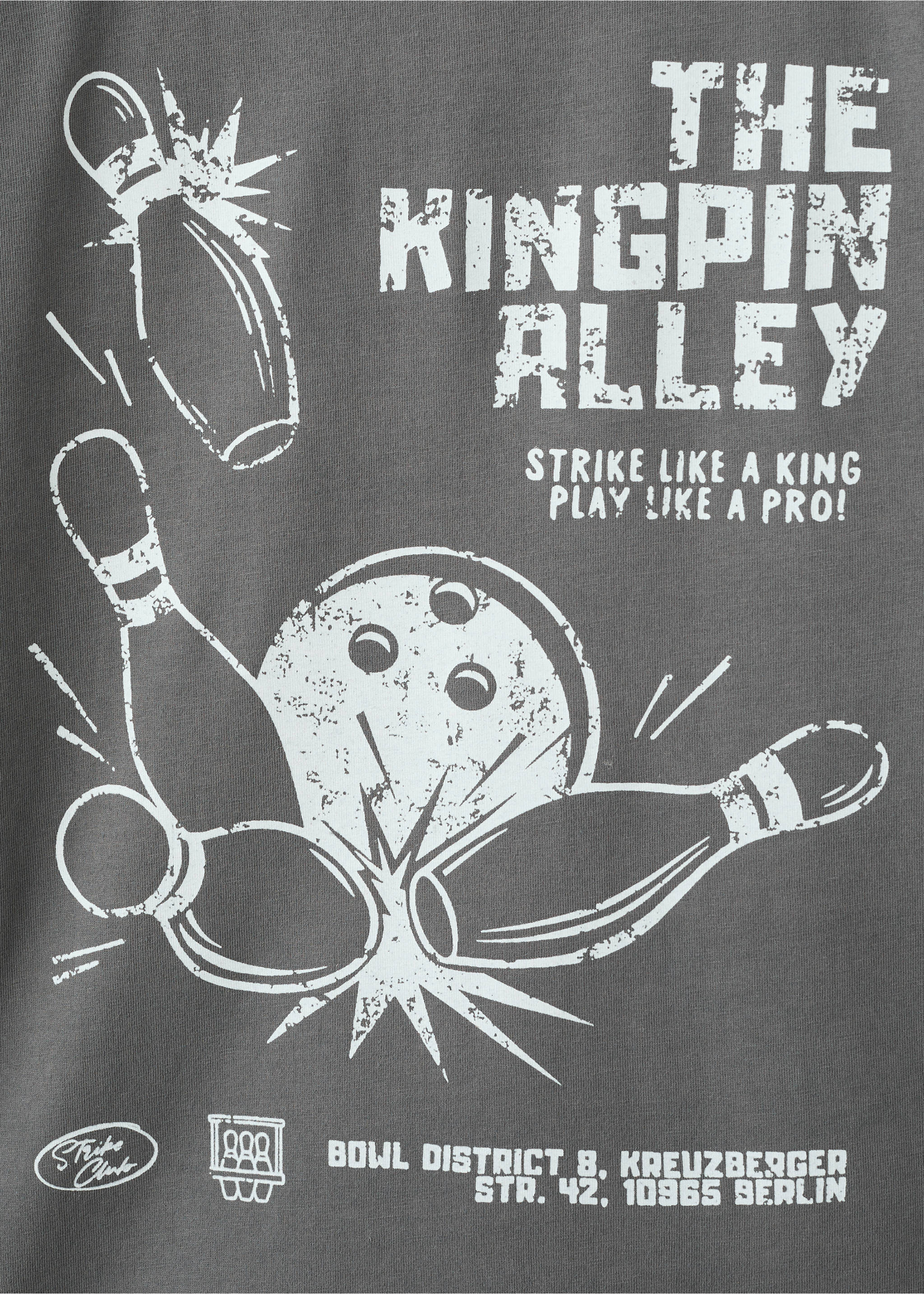 Printed cotton-blend t-shirt - Details of the article 0, Grey. Ref: 17026730-00.