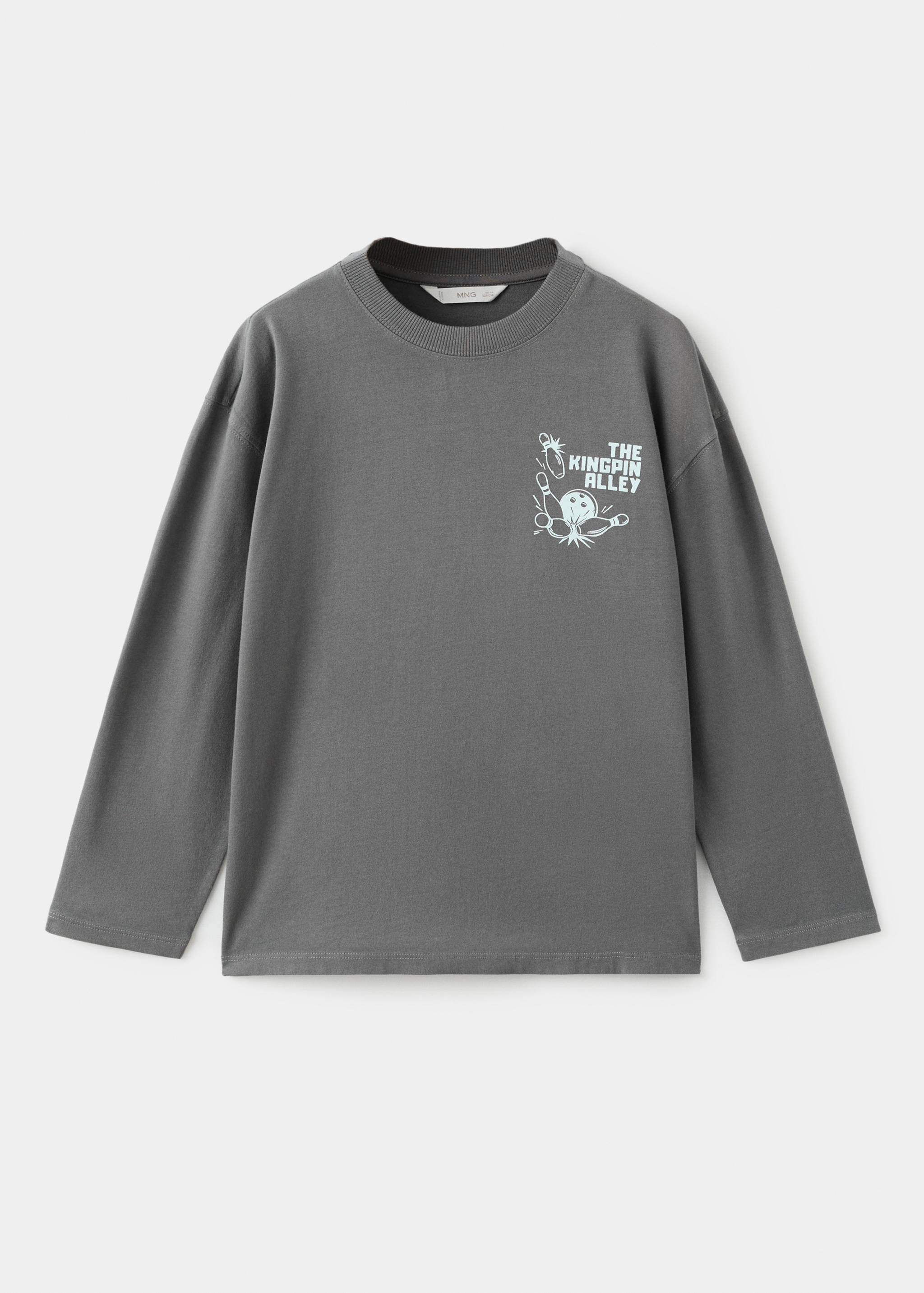 Printed cotton-blend t-shirt - Article without model