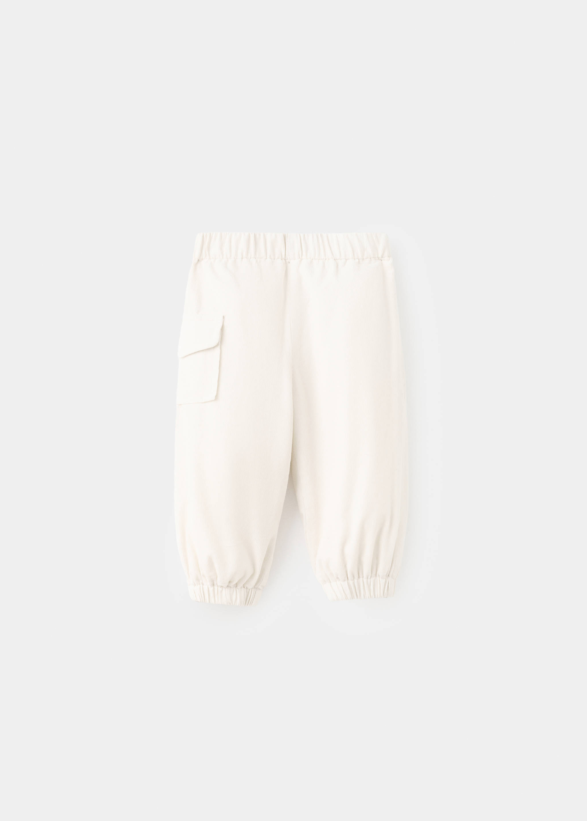 Corduroy cargo trousers - Article without model