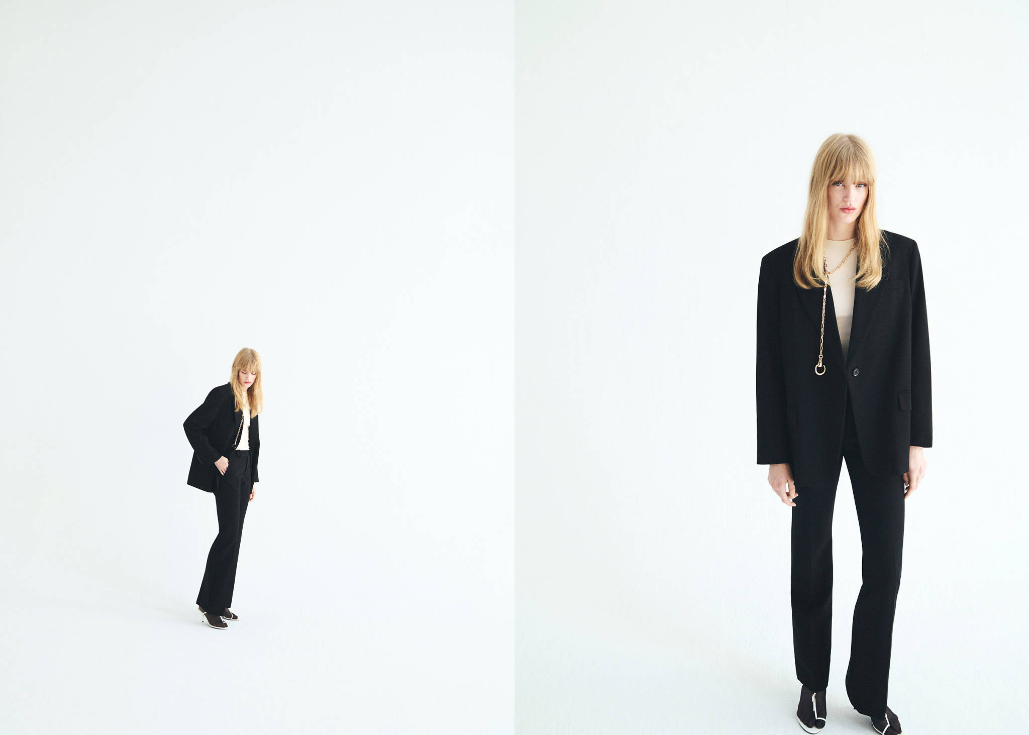 Mid-rise flare trousers - Panoramic plane