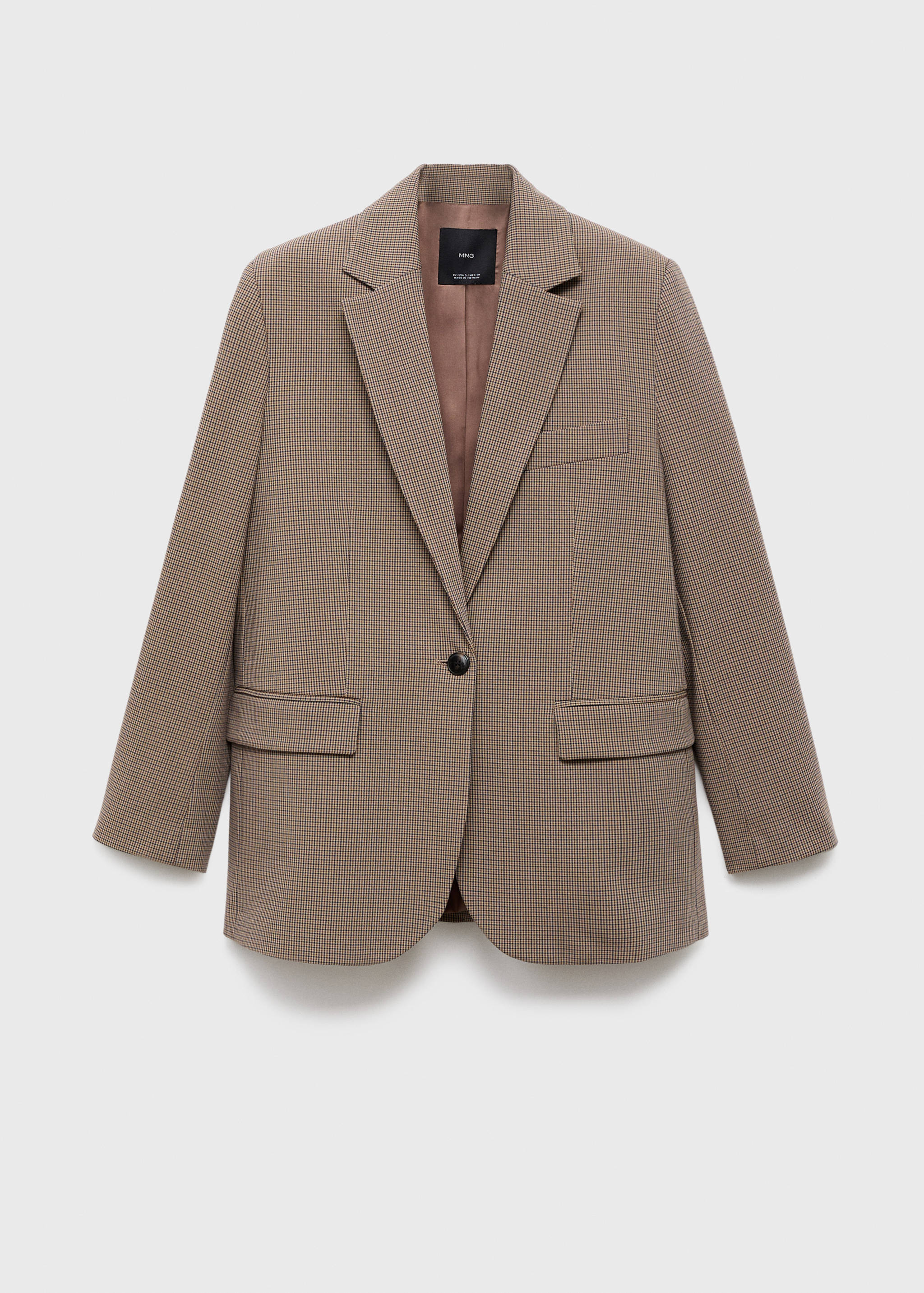 Blazer recta bolsillos solapa - Artículo sin modelo