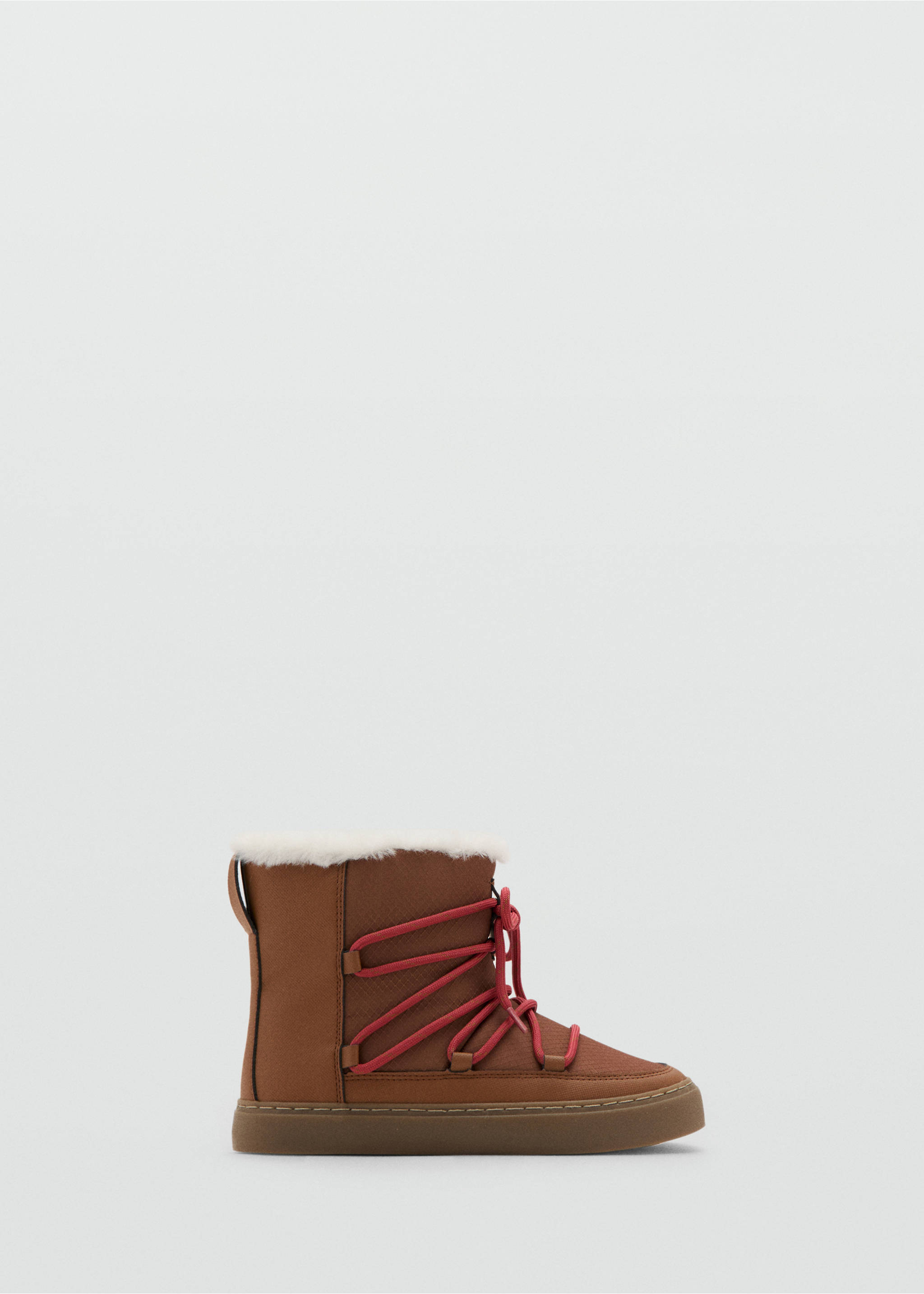 Hair lace ankle boots - Article without model, Medium Brown. Ref: 17027129-00.