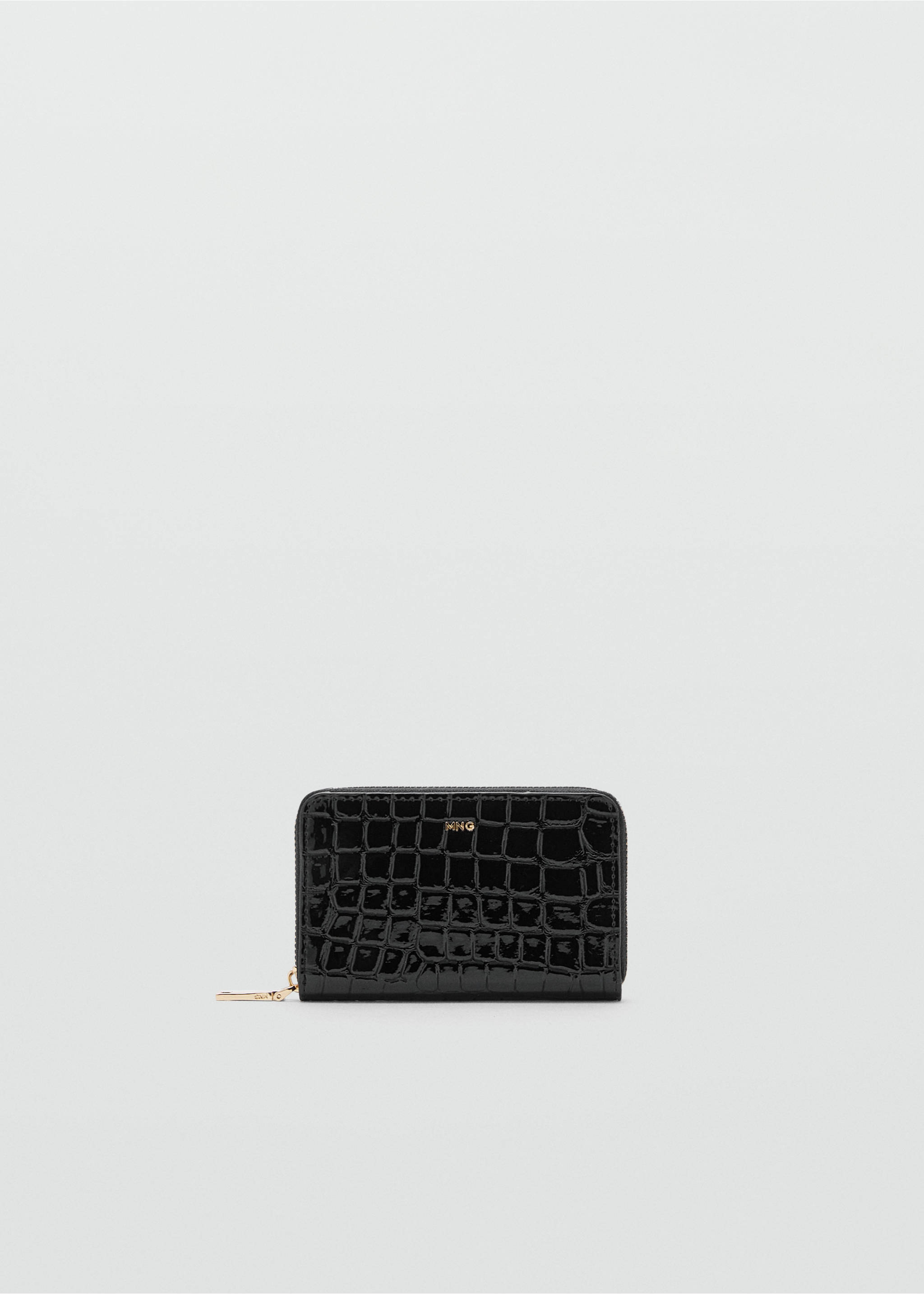 Cartera mitjana coco brillant - Article sense model, Negre. Ref: 17027131-00.
