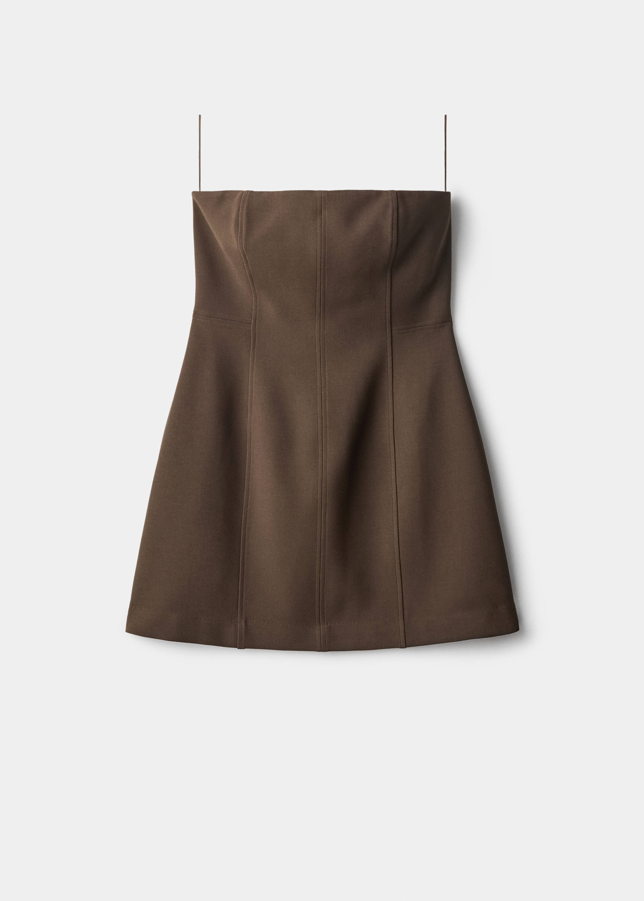 Schulterfreies Evasé-Kleid - Artikel ohne Model