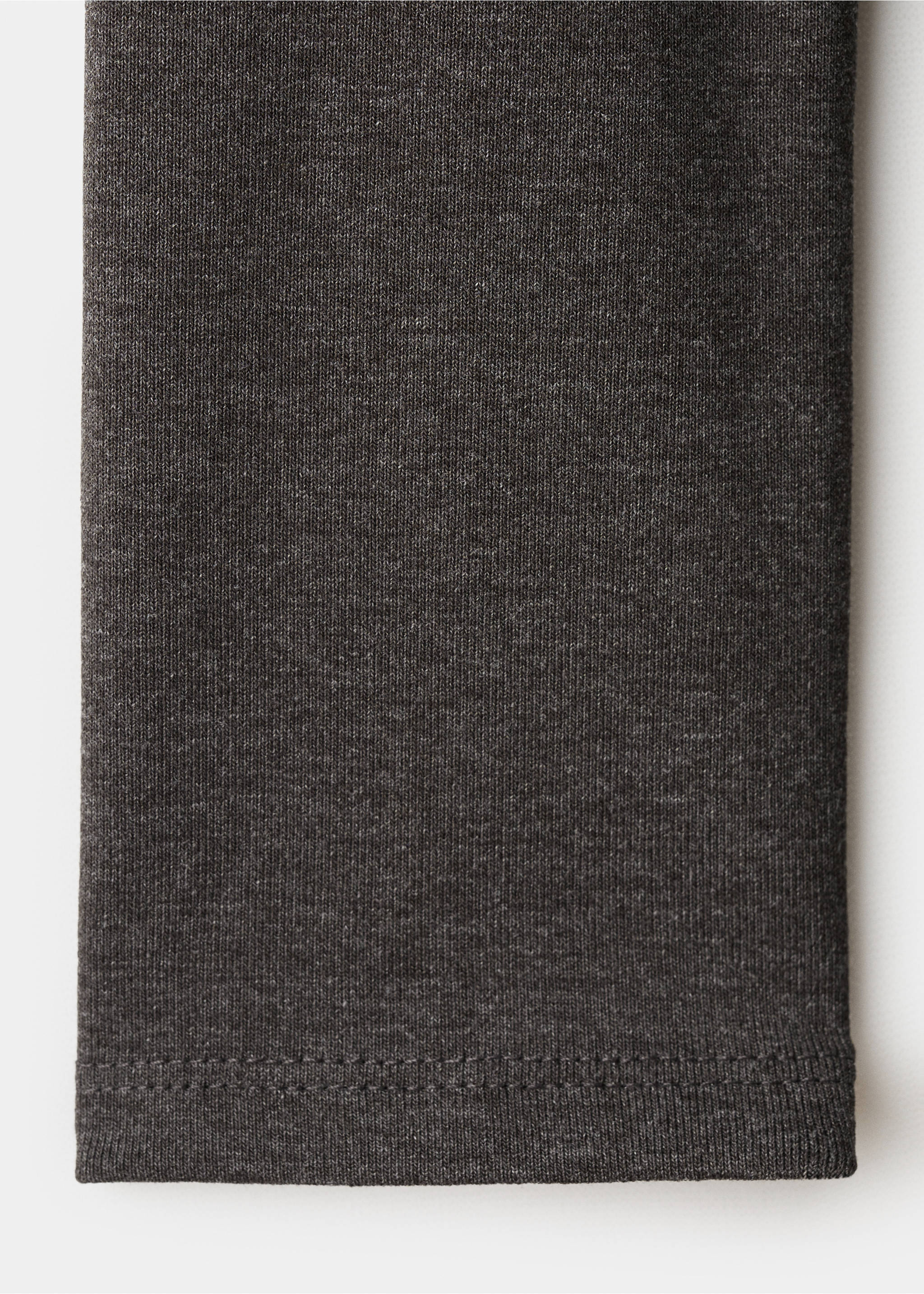 Long wrap dress - Details of the article 8, Dark Heather Grey. Ref: 17027764-00.