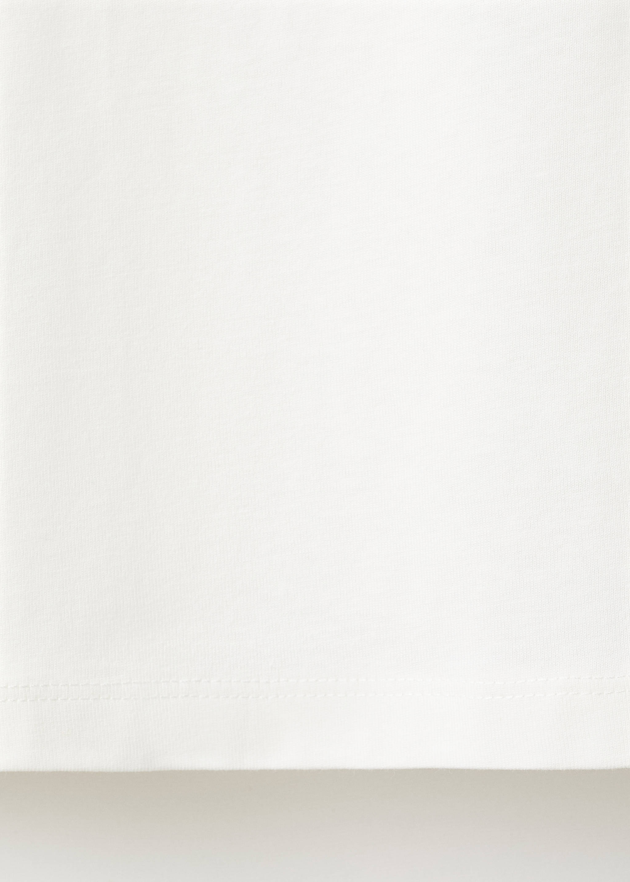 Embroidered cotton T-shirt - Details of the article 0