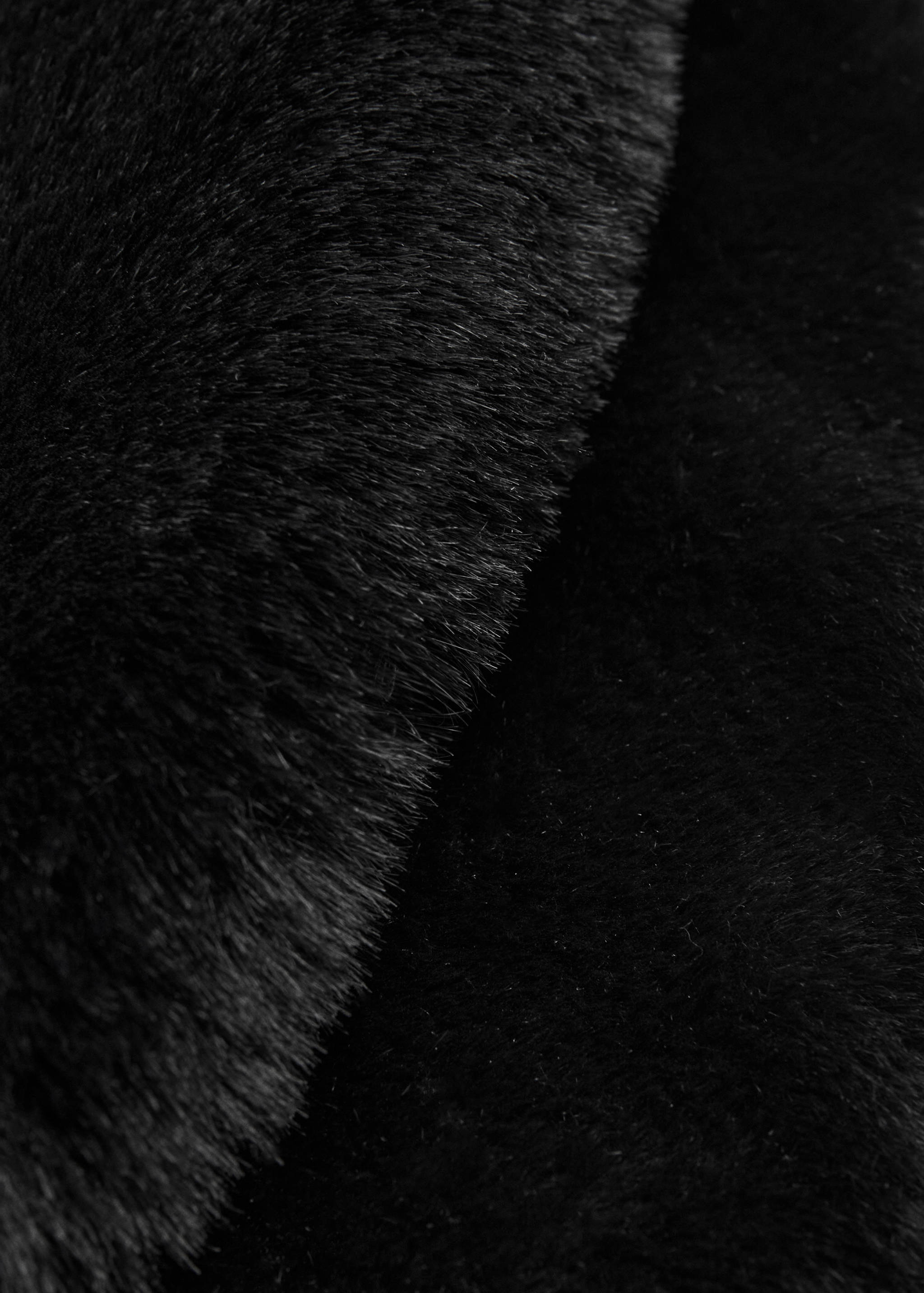 Faux-fur scarf - Medium plane