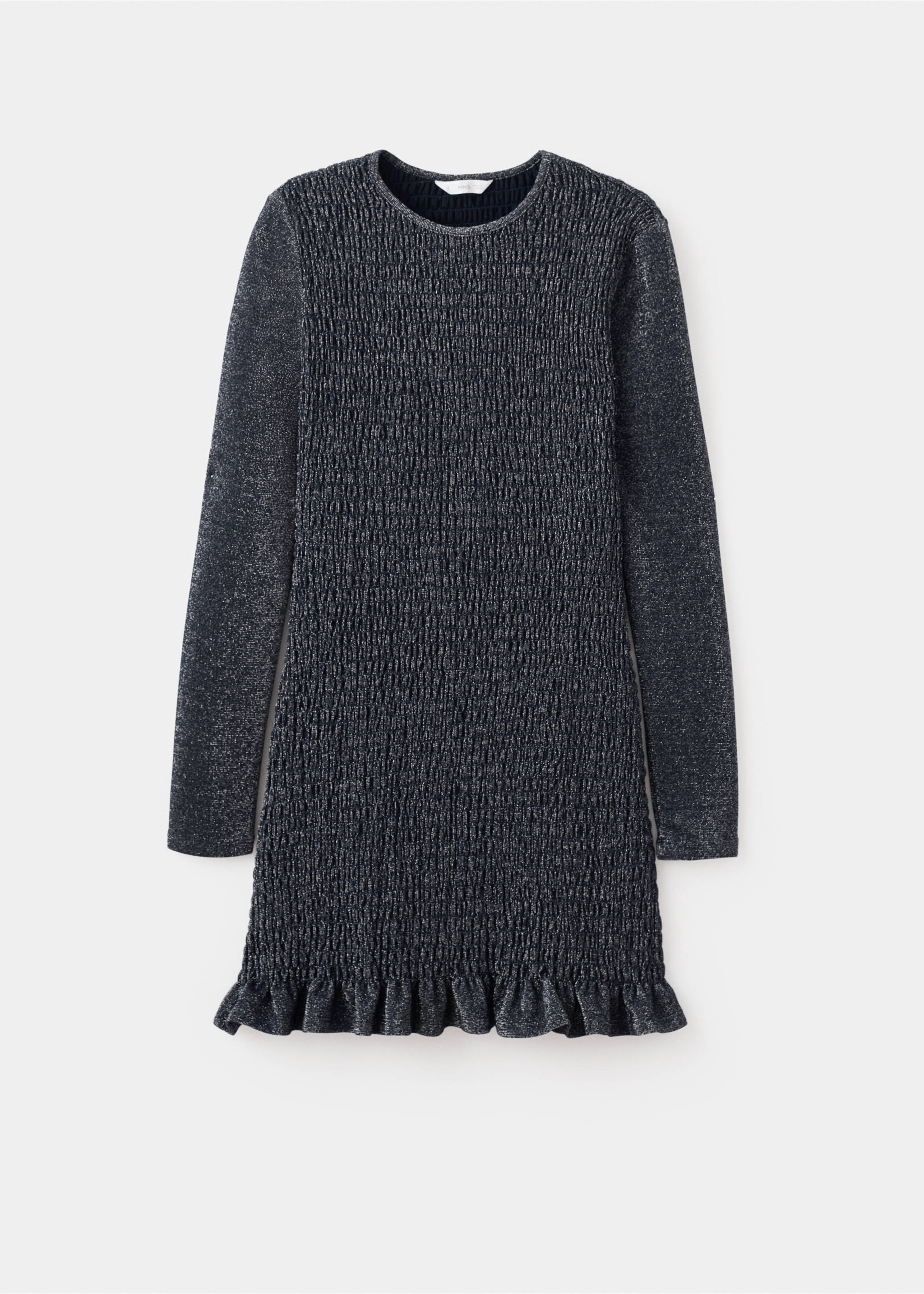 Ruched fitted dress - Article without model, Navy. Ref: 17027784-00.