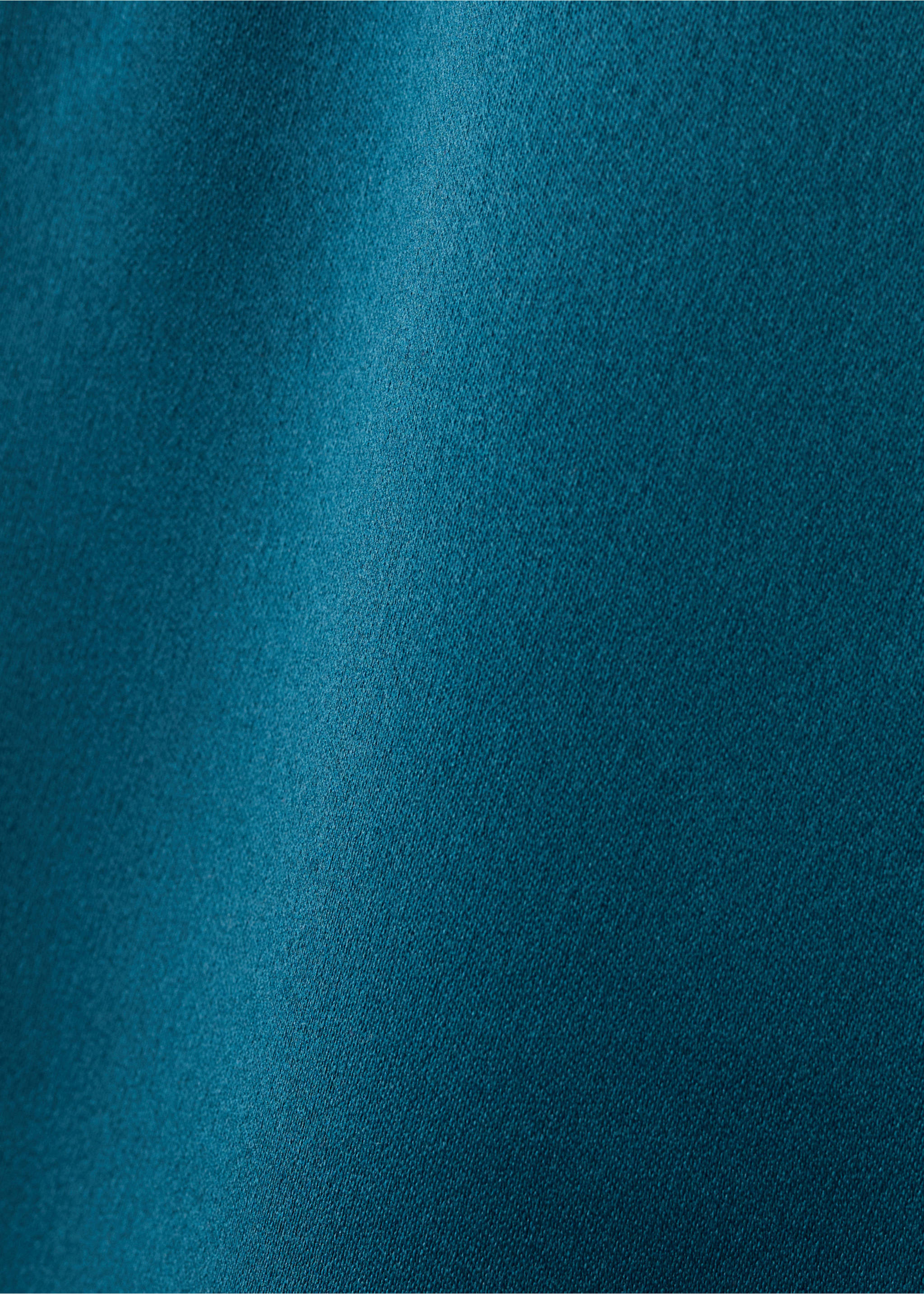 Satin halter-neck top - Details of the article 0, Navy. Ref: 17027785-00.