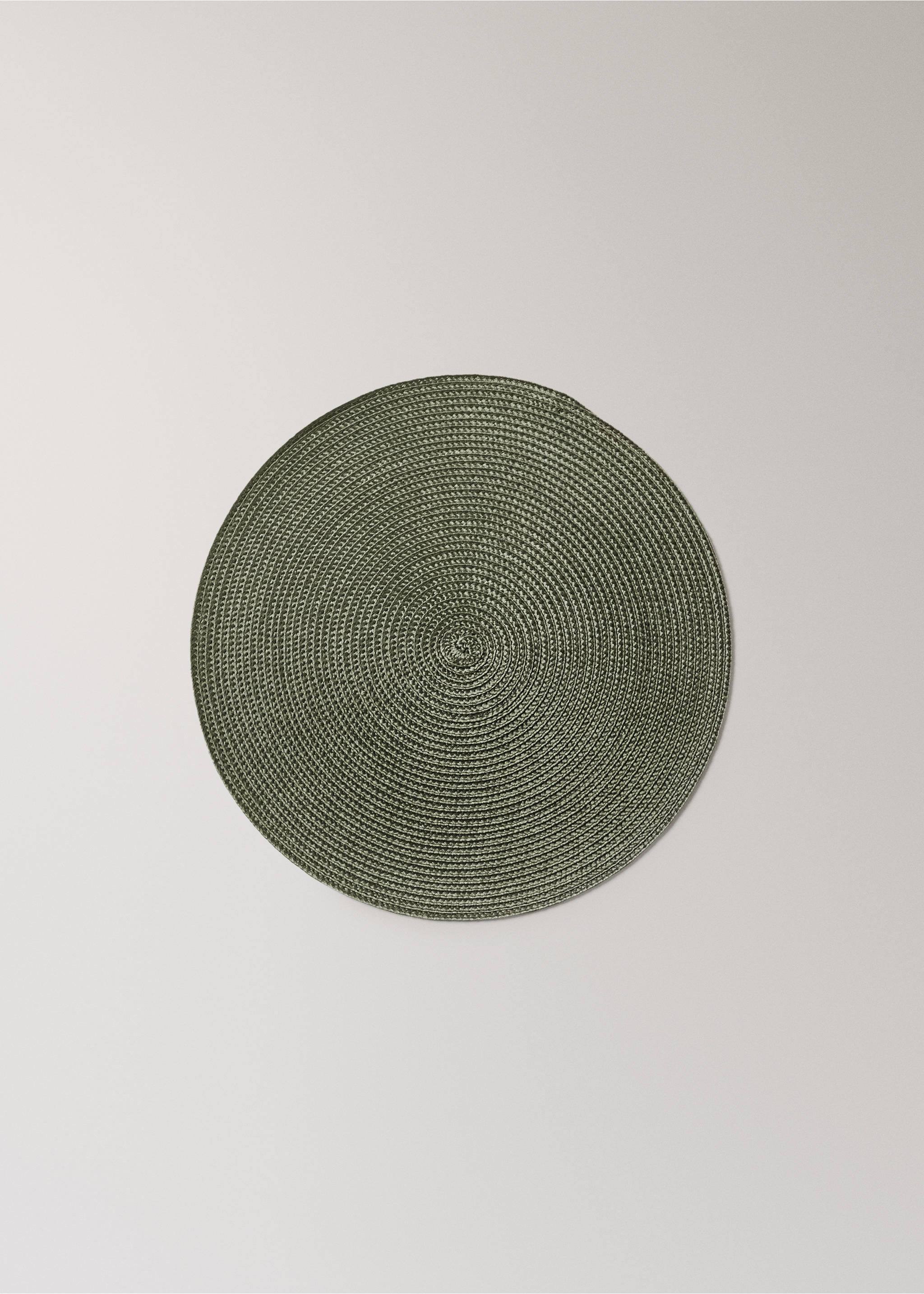 Polypropylene placemats - Article without model, Green. Ref: 17027787-00.