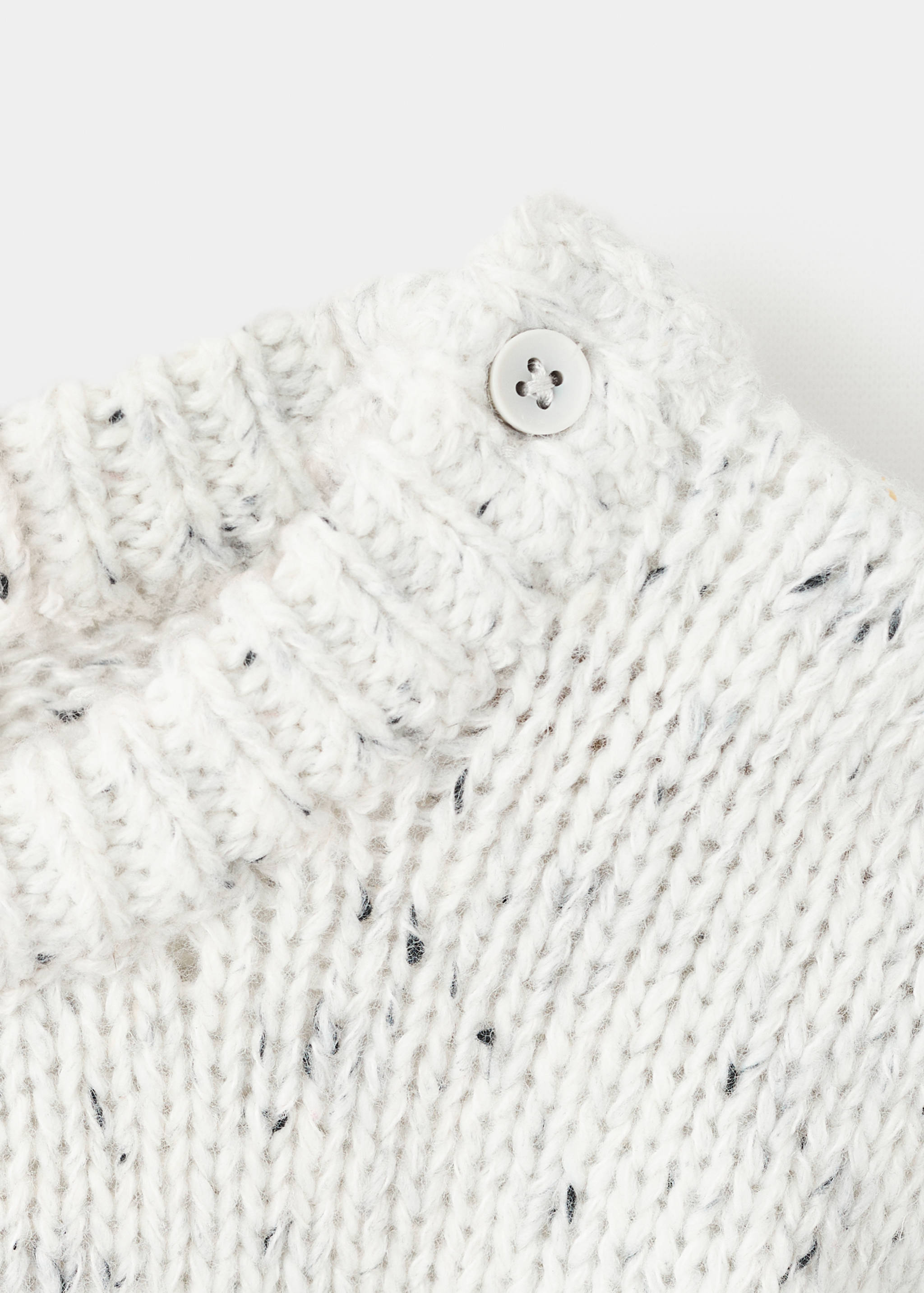 Pull-over jaspé à boutons - Détail de l'article 8