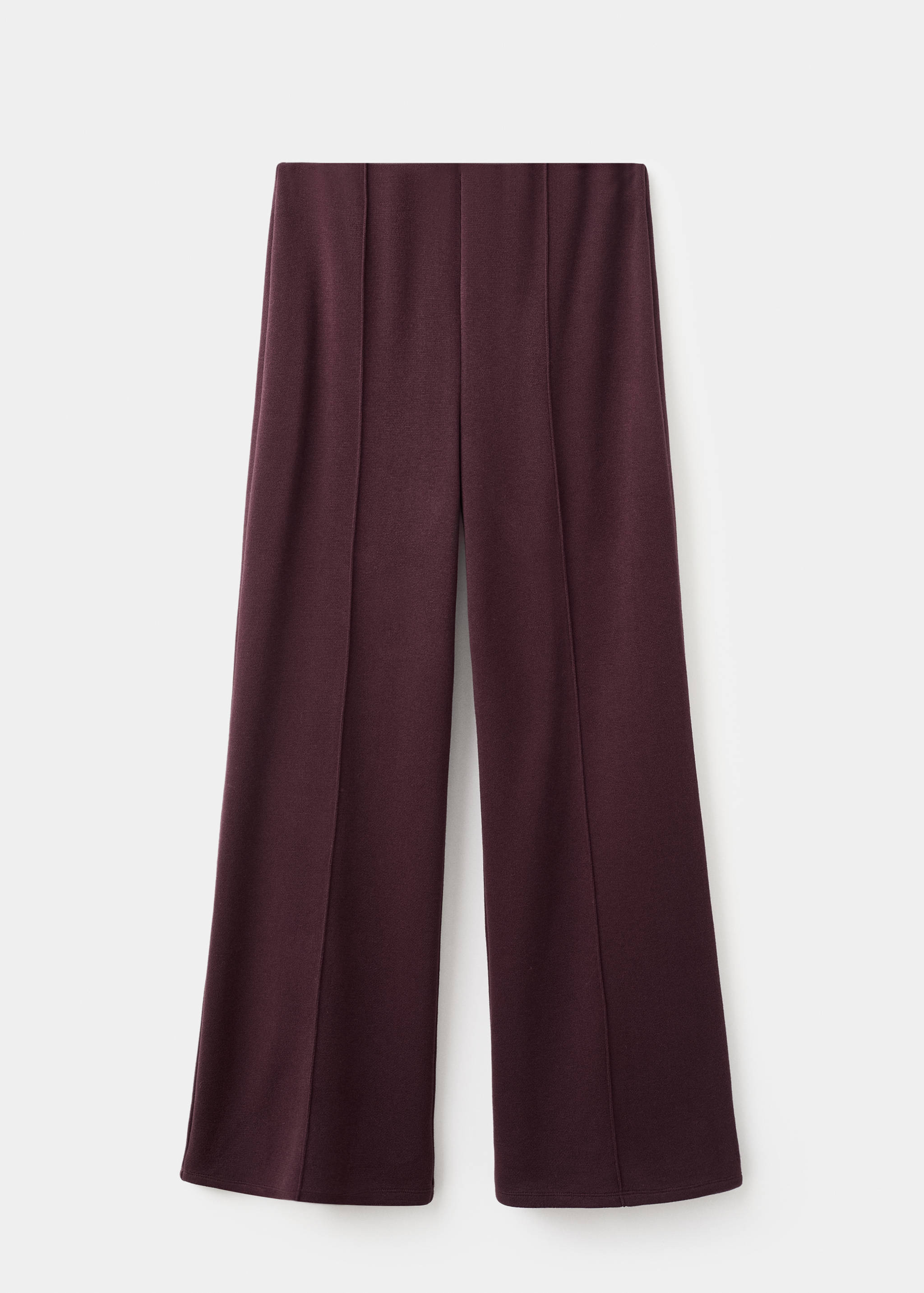 Seam-detail straight-fit trousers - Article without model
