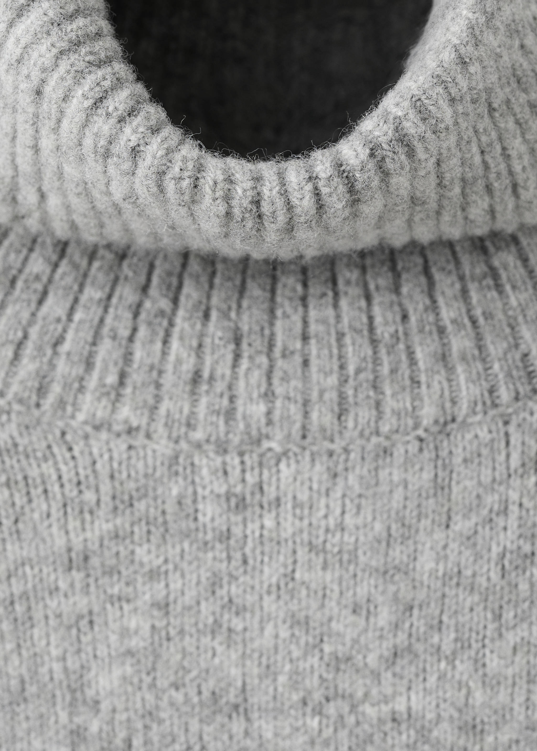 Vestido punto cuello vuelto - Detalle del artículo 8