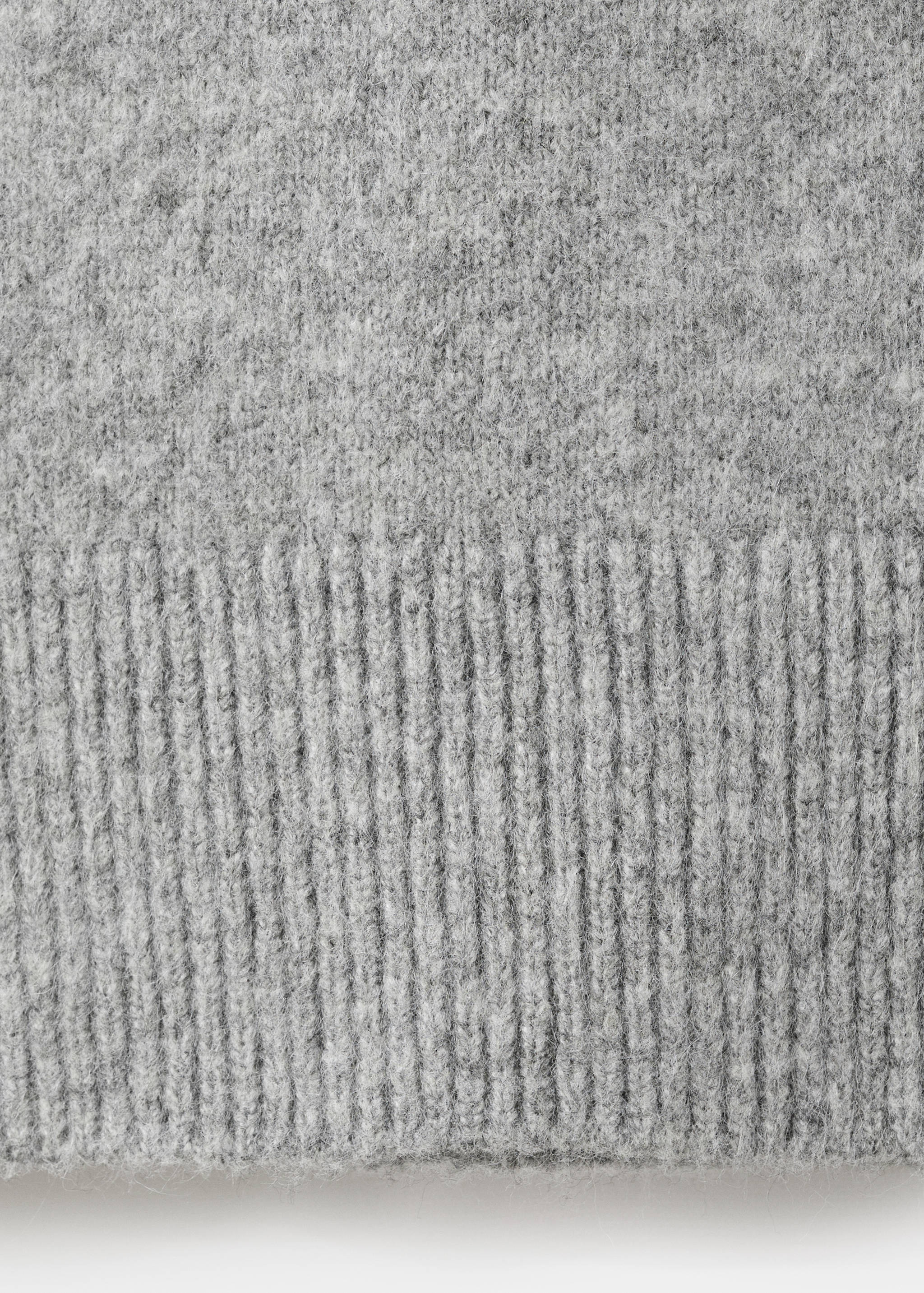 Vestido punto cuello vuelto - Detalle del artículo 0