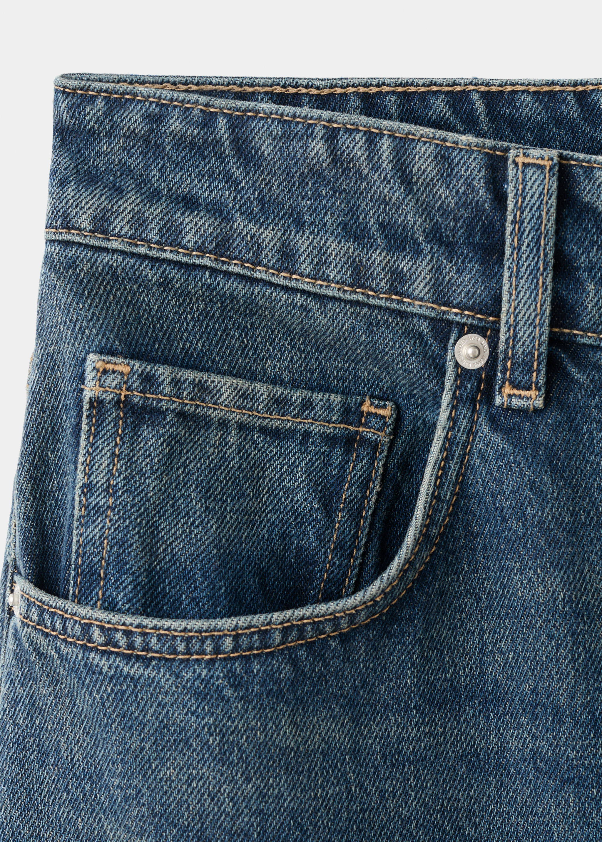 Džíny barrel fit se středním pasem - Detail zboží 0