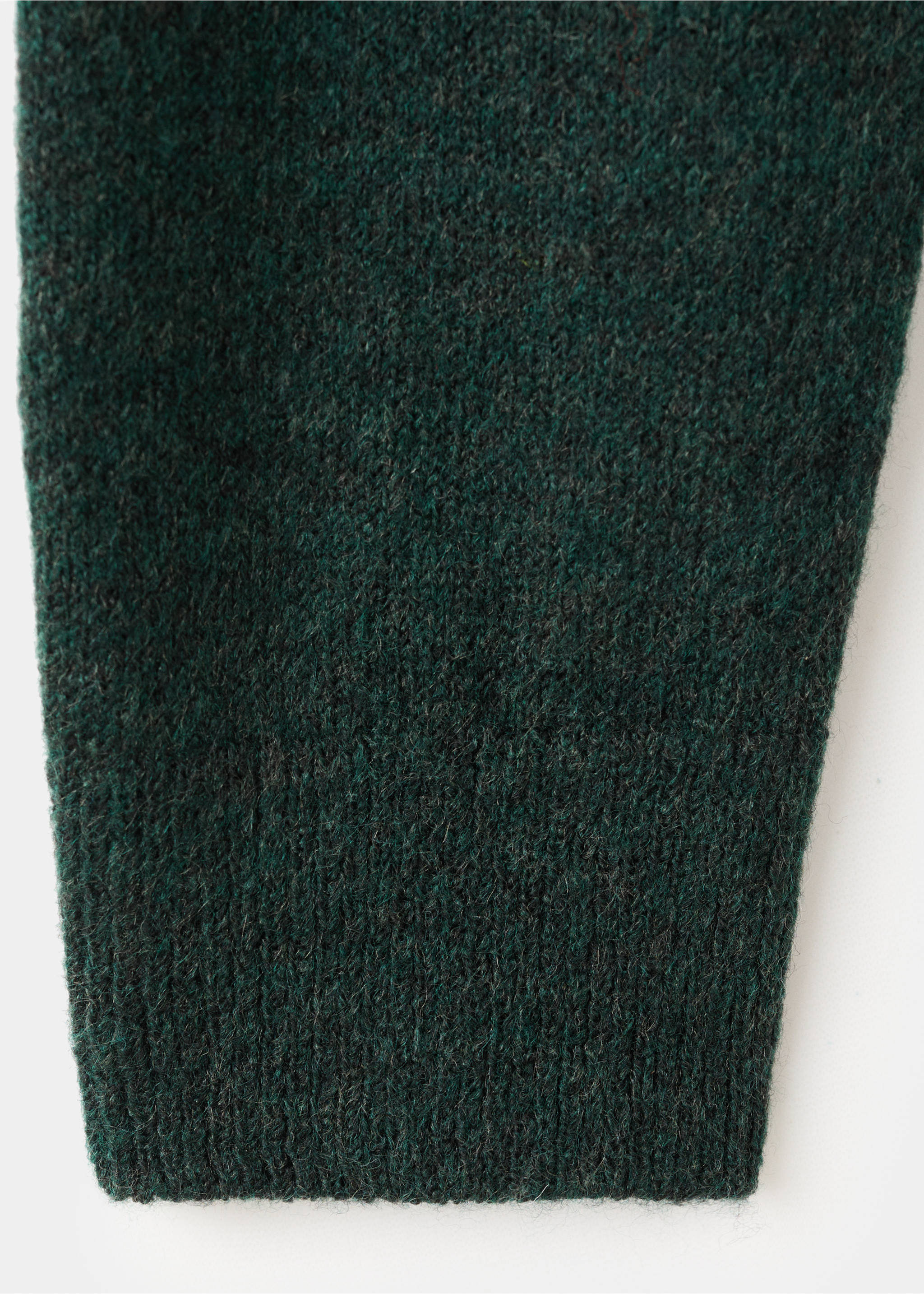 Knitted button cardigan - Details of the article 0, Green. Ref: 17027816-00.