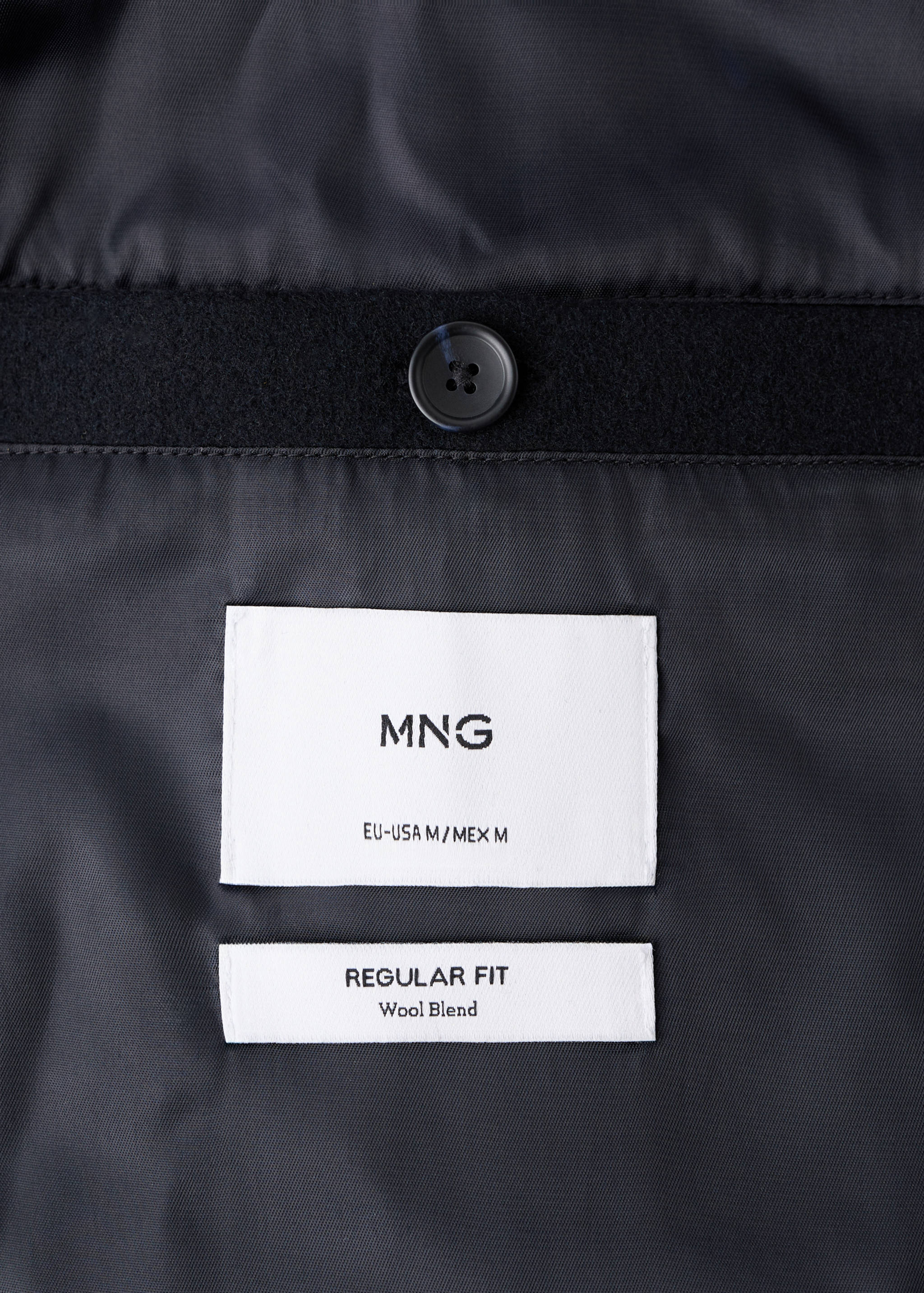 Detachable hood wool coat - Details of the article 0