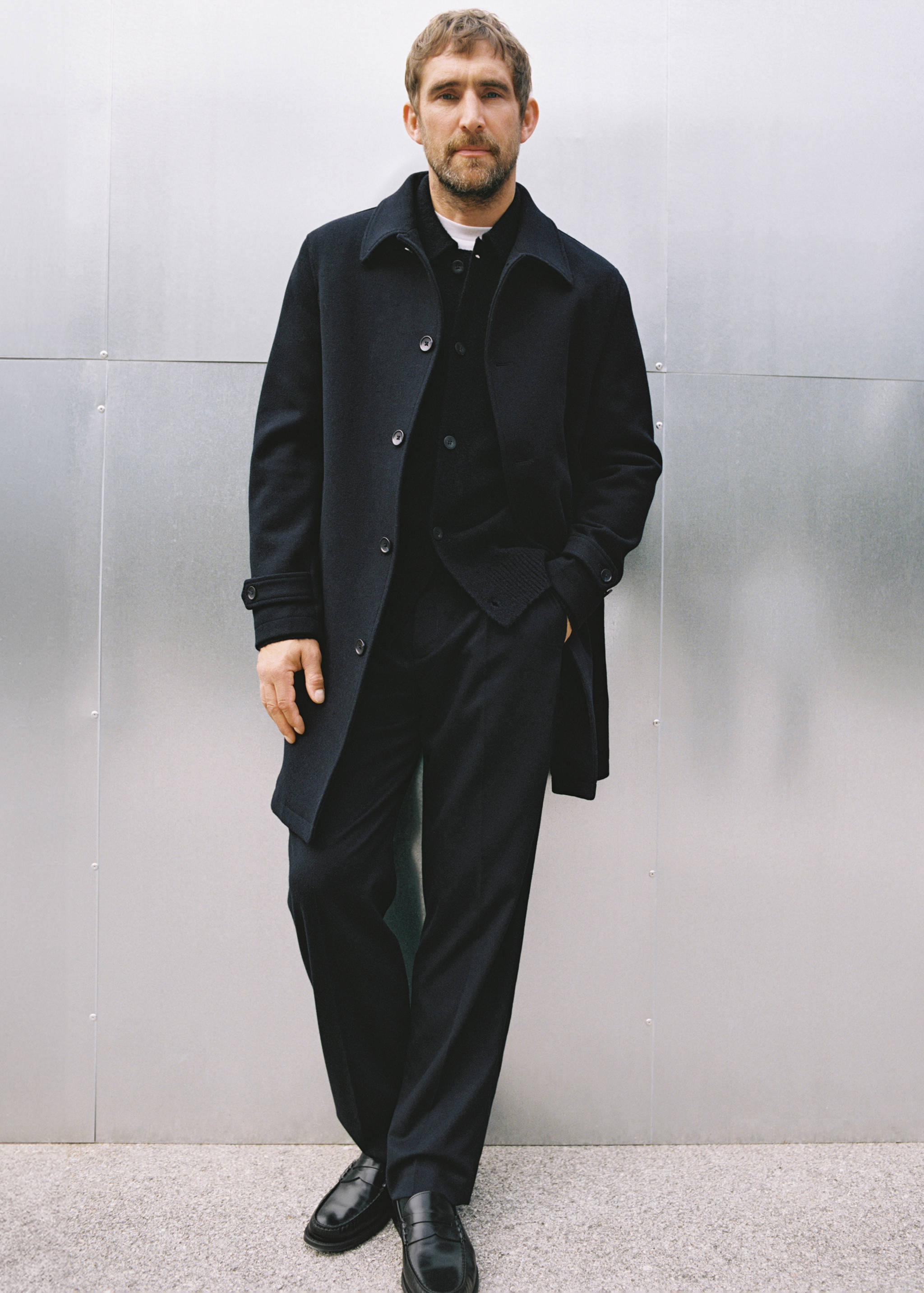 Detachable hood wool coat - Details of the article 5
