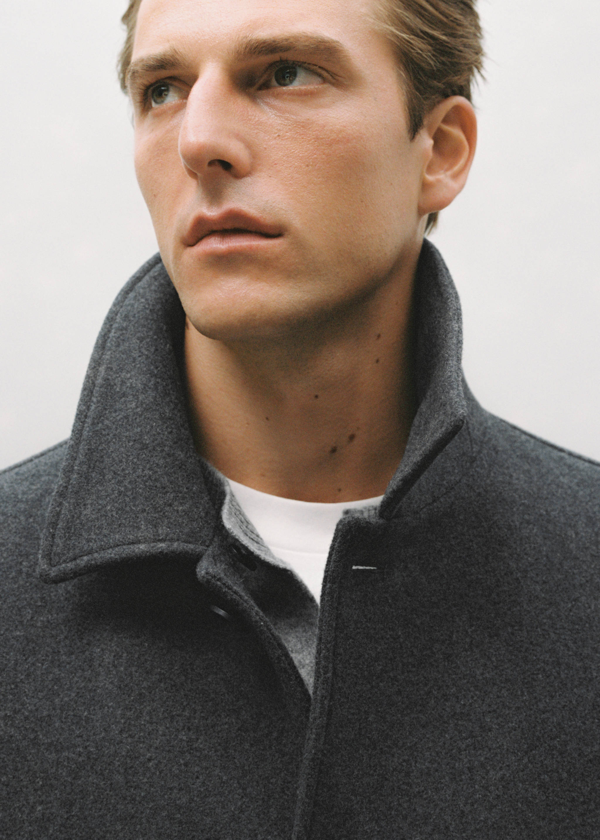 Detachable hood wool coat - Details of the article 9