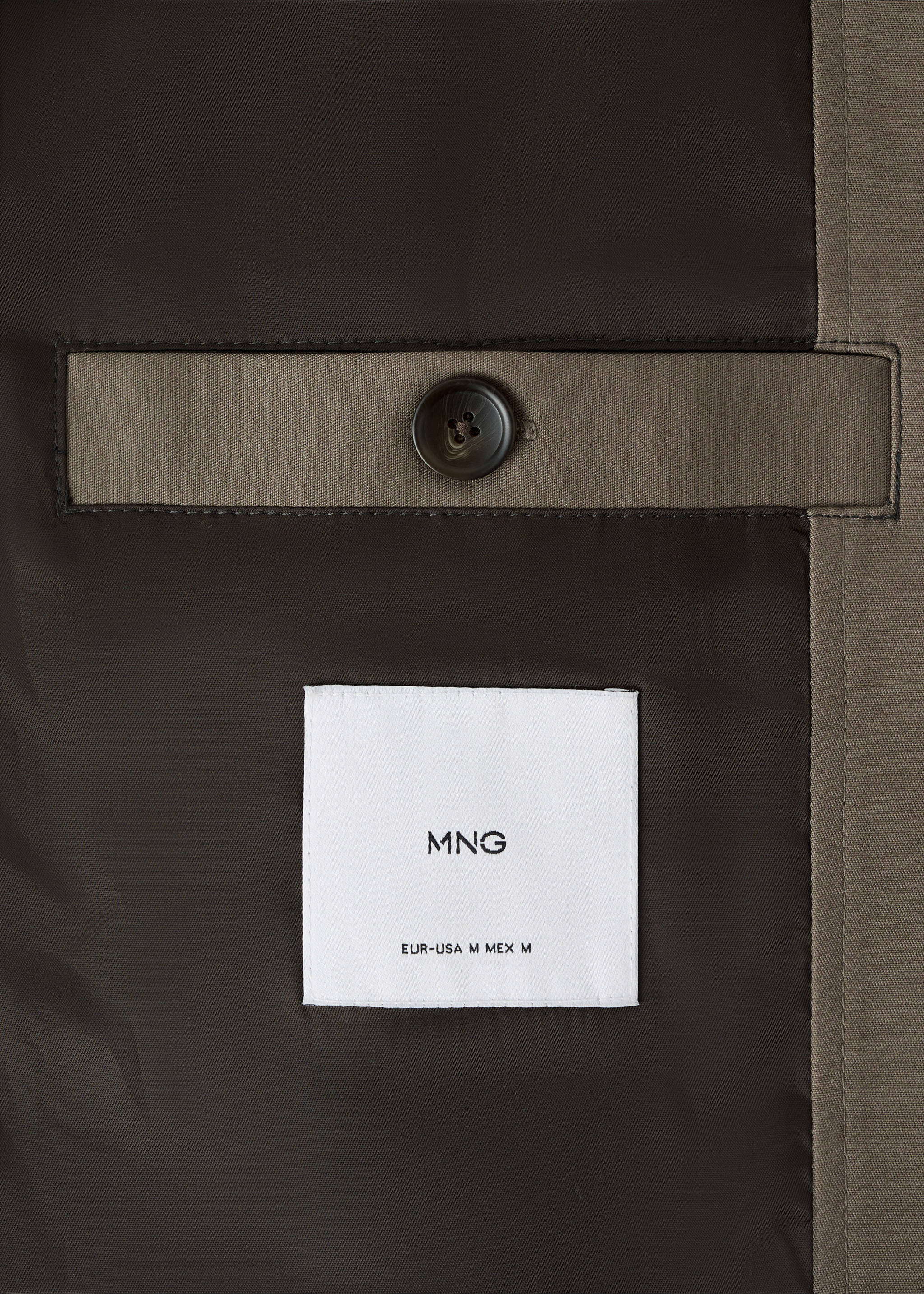 Hooded wool coat - Details of the article 0, Medium Brown. Ref: 17027891-00.