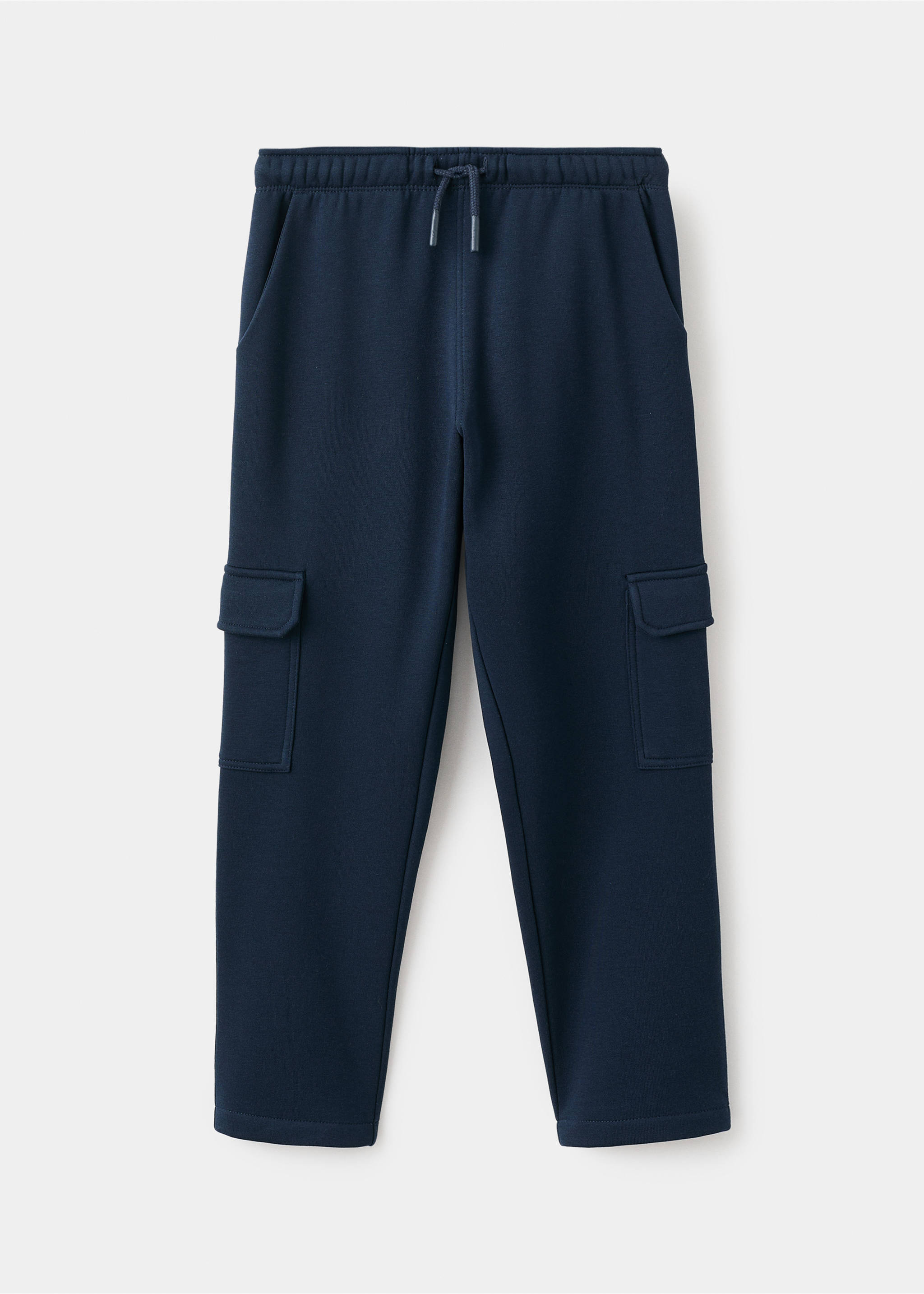 Cargo joggers with drawstring - Article without model, Navy. Ref: 17027901-00.