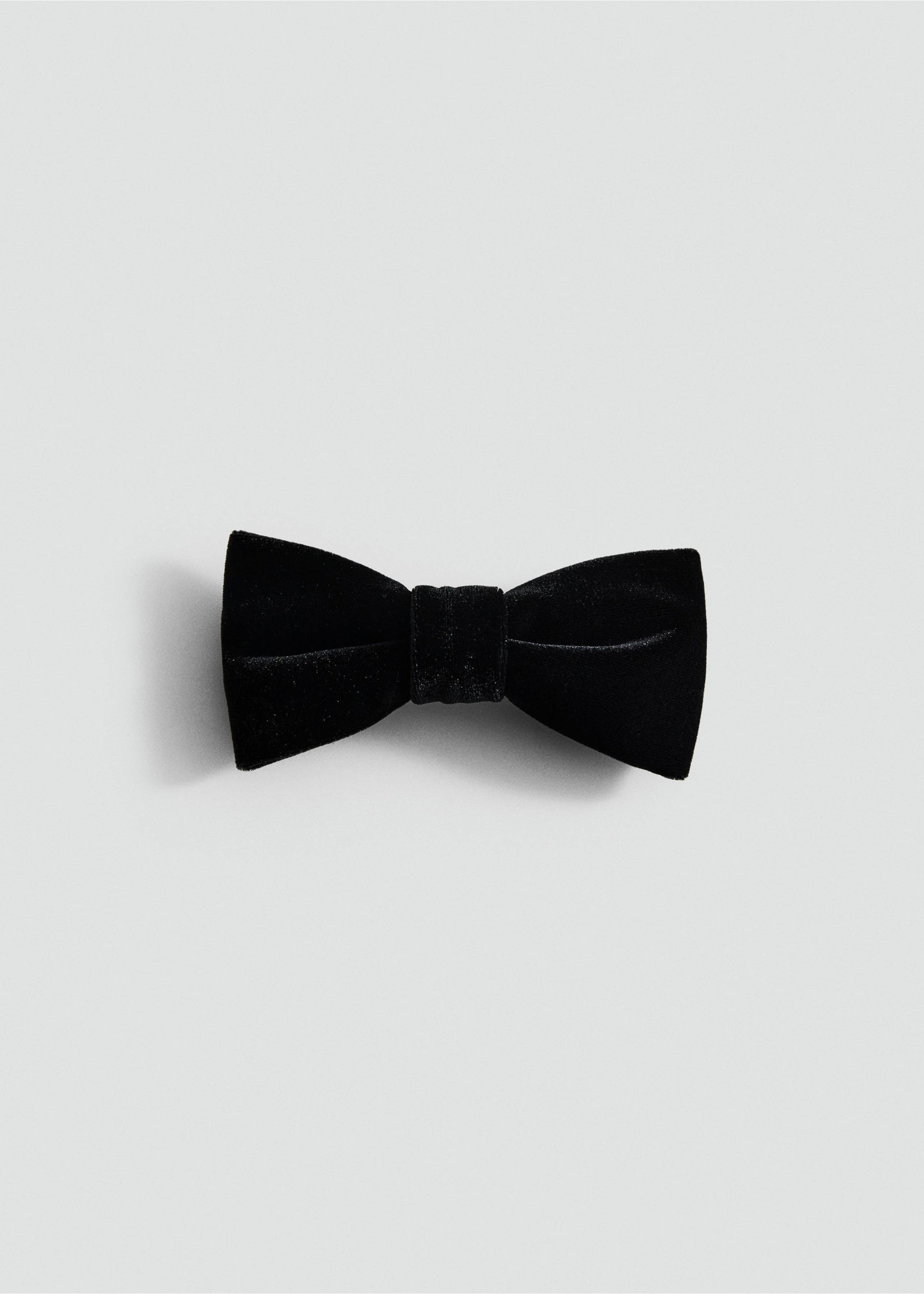 Velvet bow hairclip - Article without model, Black. Ref: 17028291-00.