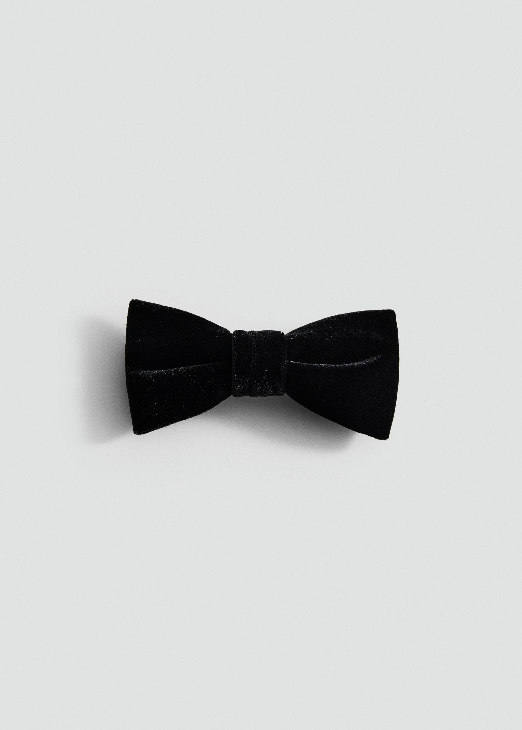 Velvet bow hairclip - Article without model