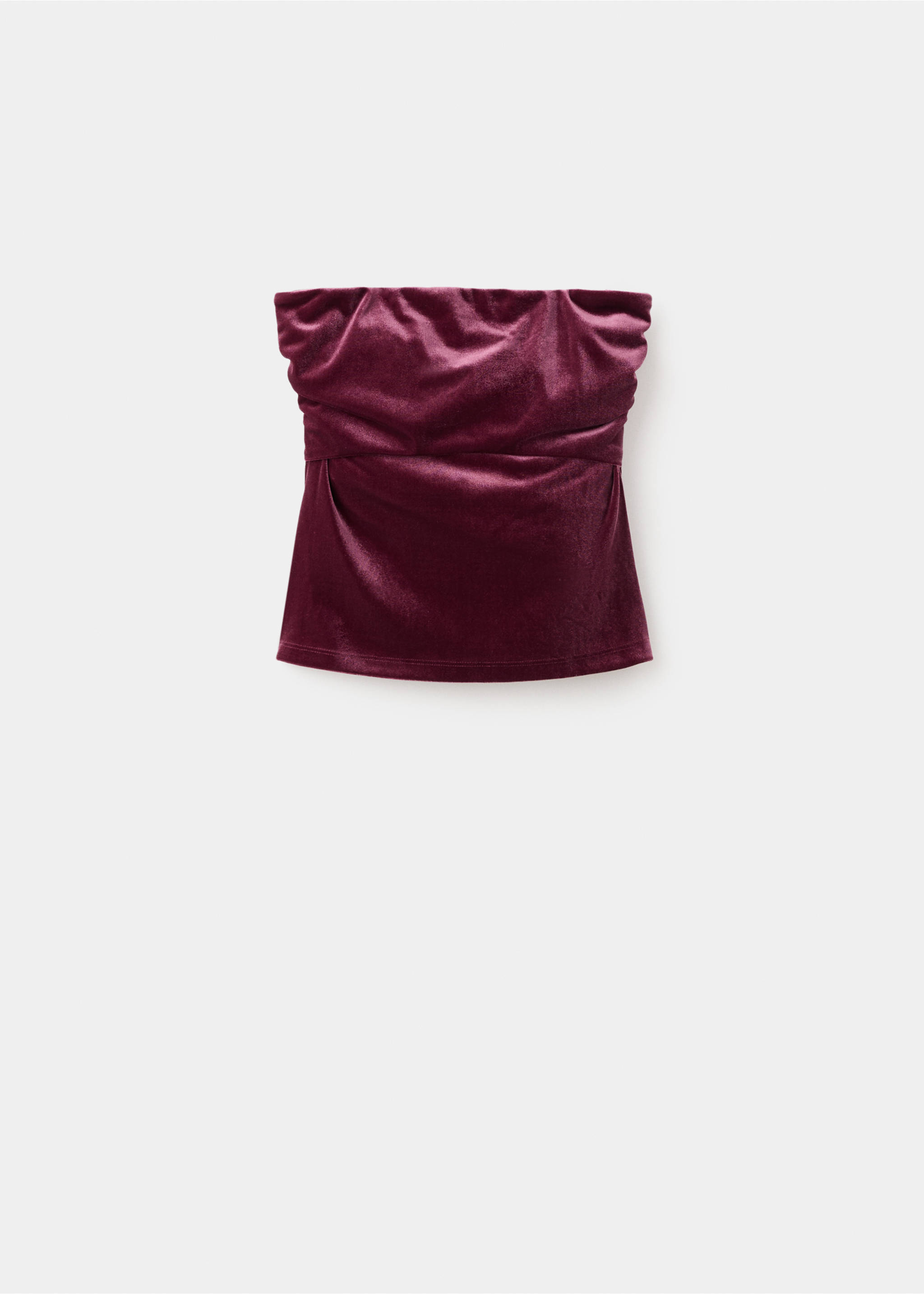 Samt-Top - Artikel ohne Model, Rosa. Ref: 17028632-00.