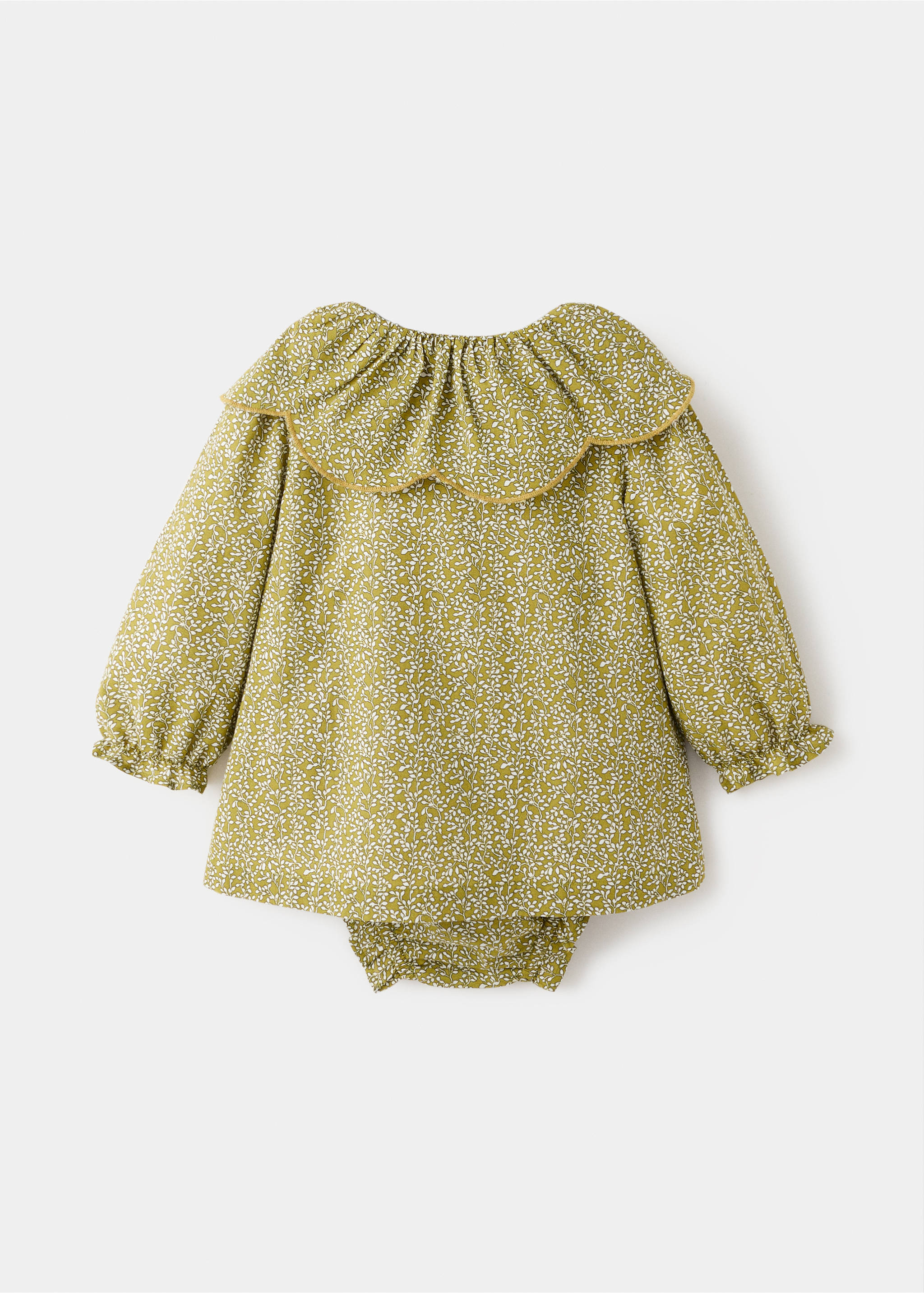 Vestit i calces bolquer volant - Revers de l'article, Verd. Ref: 17028633-00.