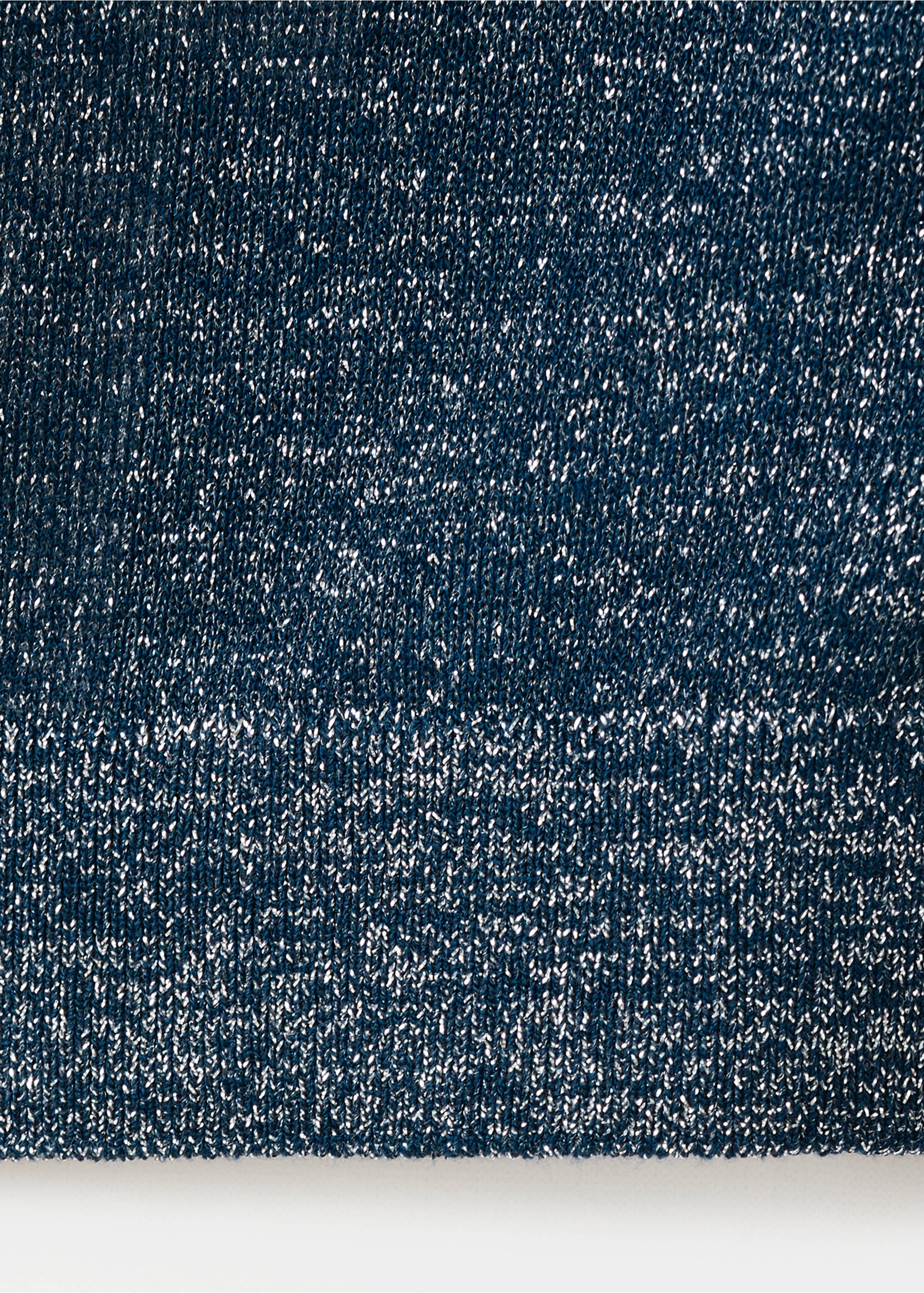 Lurex knitted cardigan - Details of the article 0, Navy. Ref: 17028636-00.