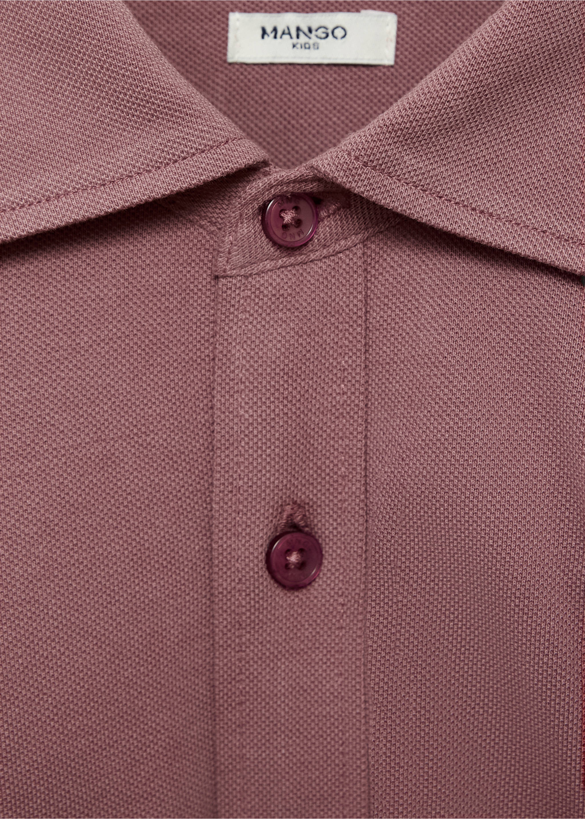 Baumwoll-Polohemd - Detail des Artikels 8, Rosa. Ref: 17028637-00.