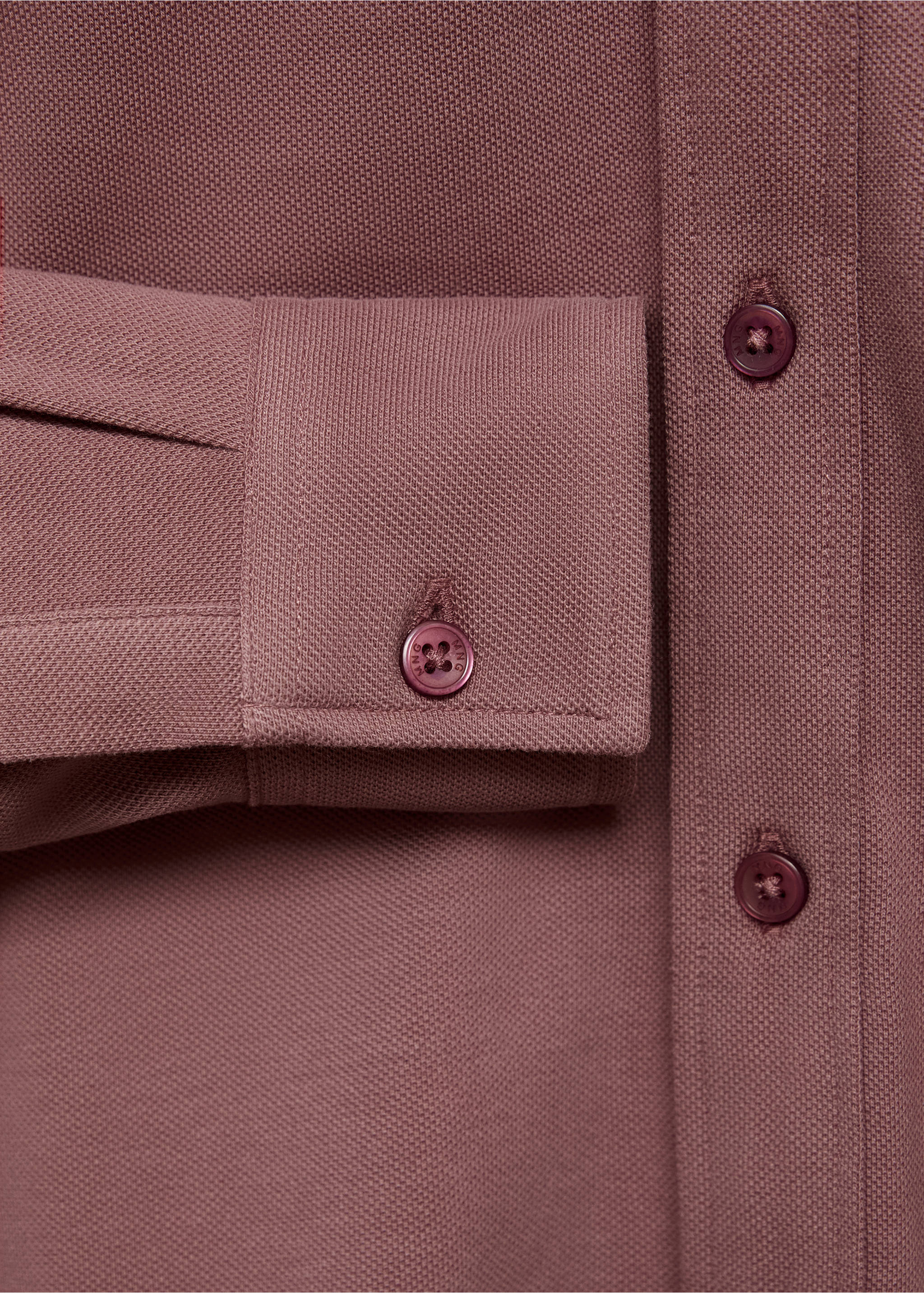 Baumwoll-Polohemd - Detail des Artikels 0, Rosa. Ref: 17028637-00.
