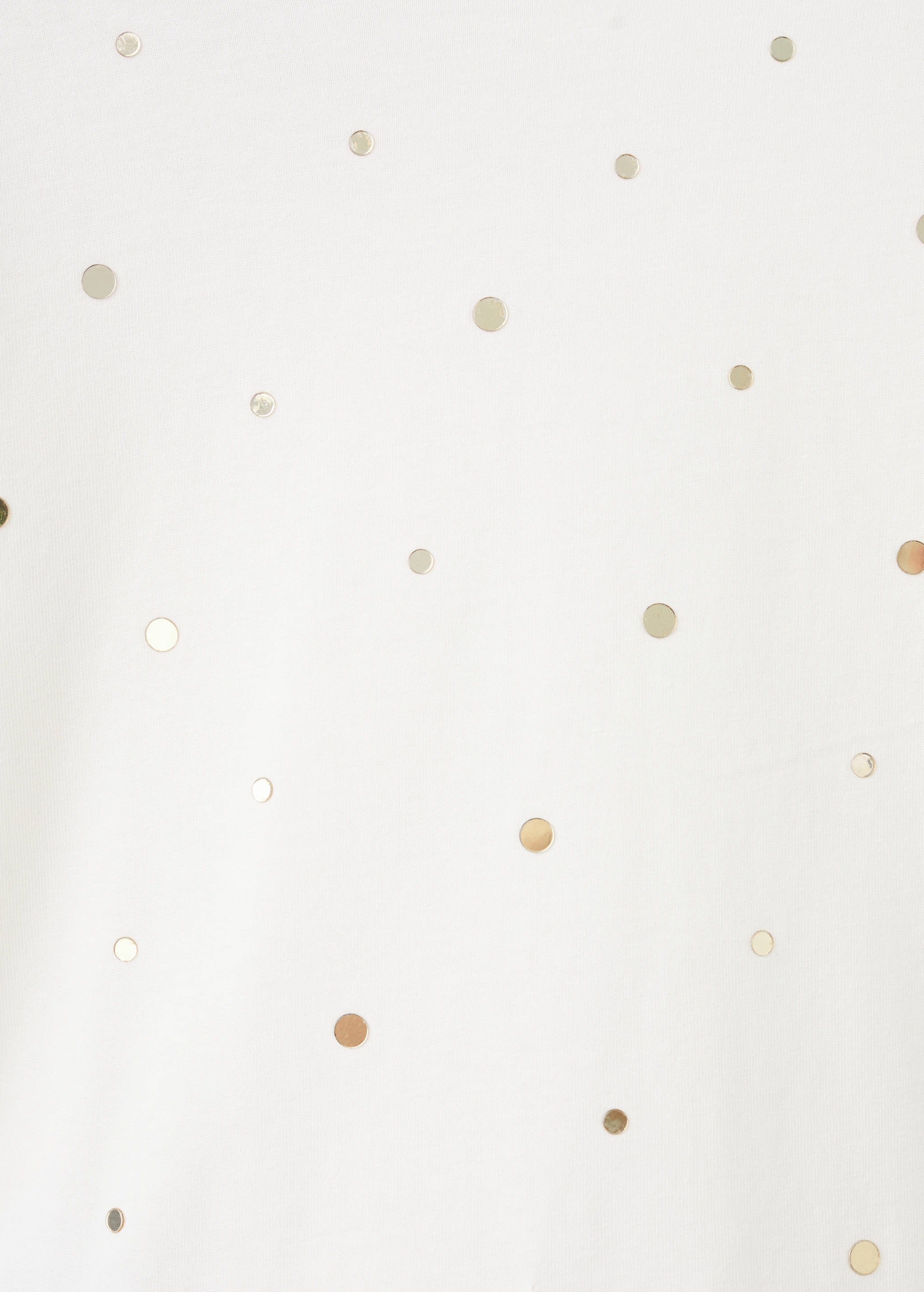 Shiny cotton T-shirt - Details of the article 8