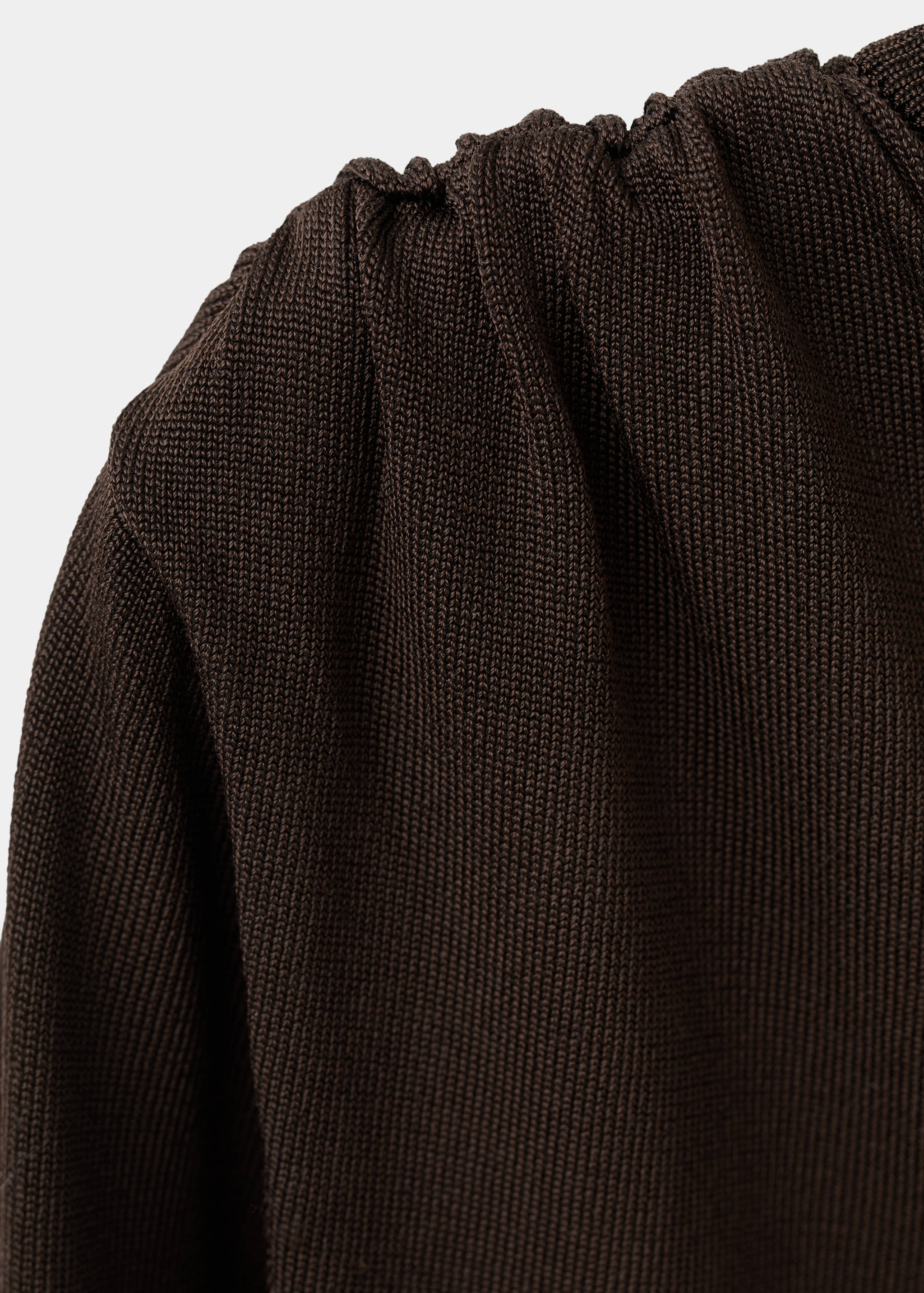 Fine-knit dress with asymmetrical sleeves - Details of the article 8