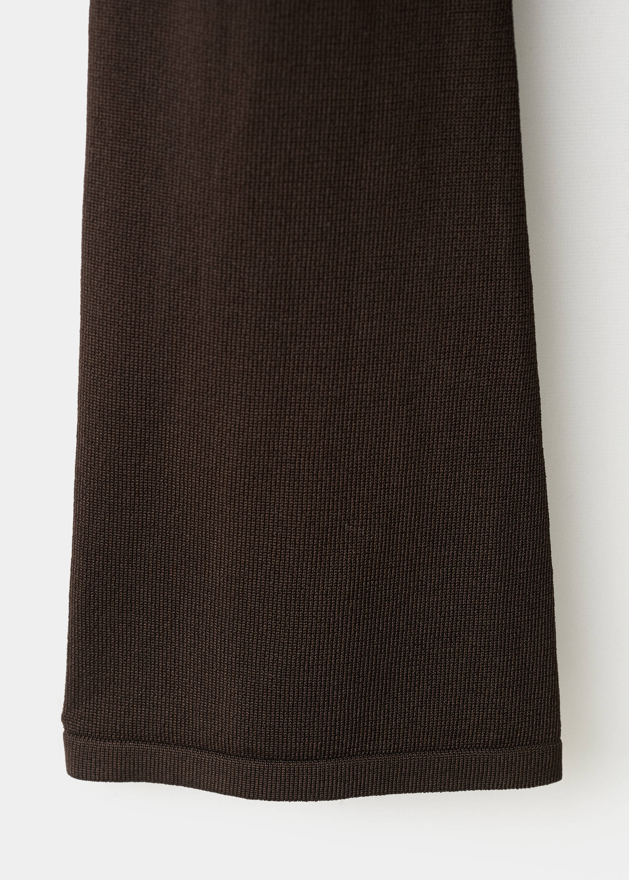 Fine-knit dress with asymmetrical sleeves - Details of the article 0
