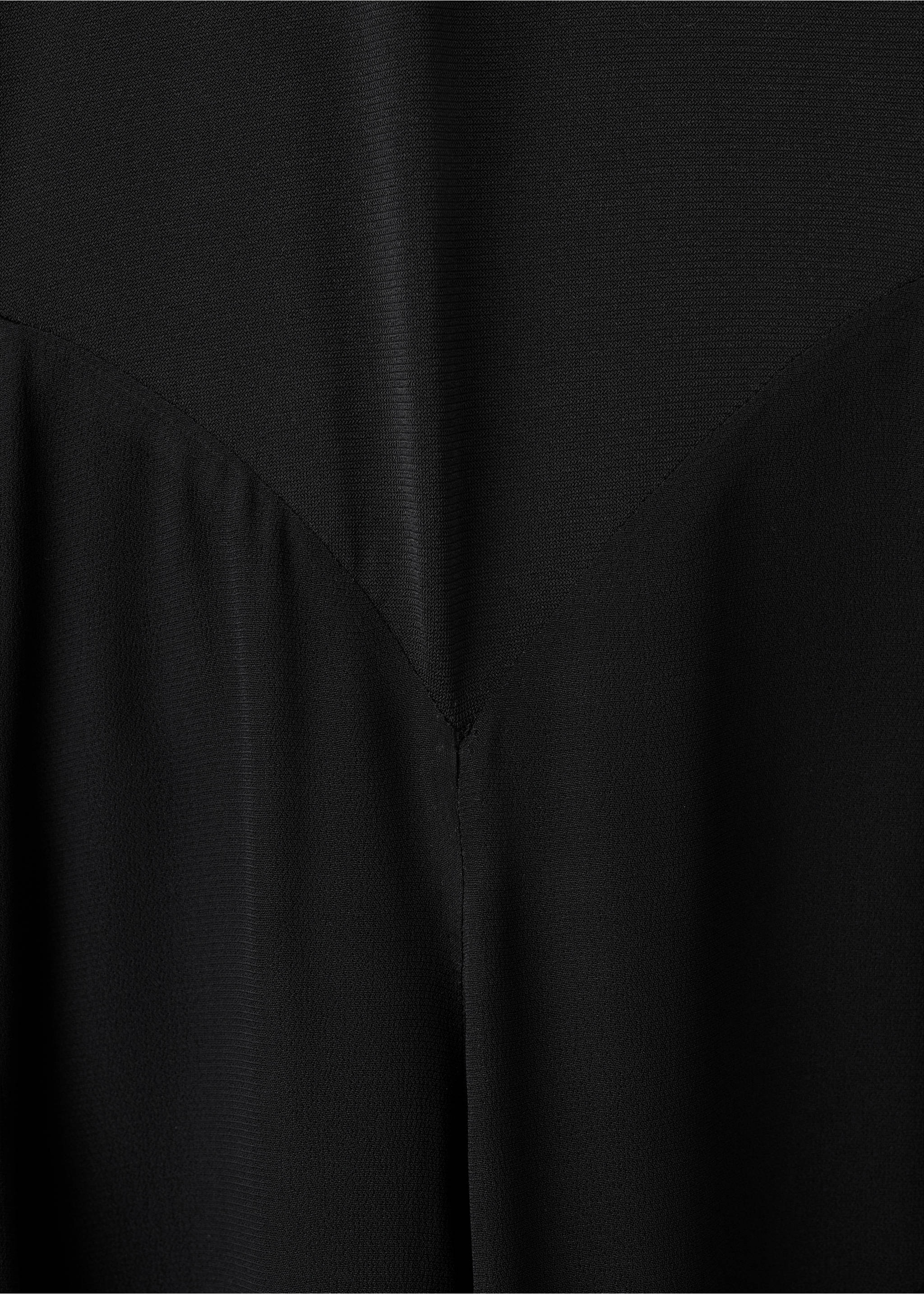 A-line turtleneck dress - Details of the article 8, Black. Ref: 17029109-00.