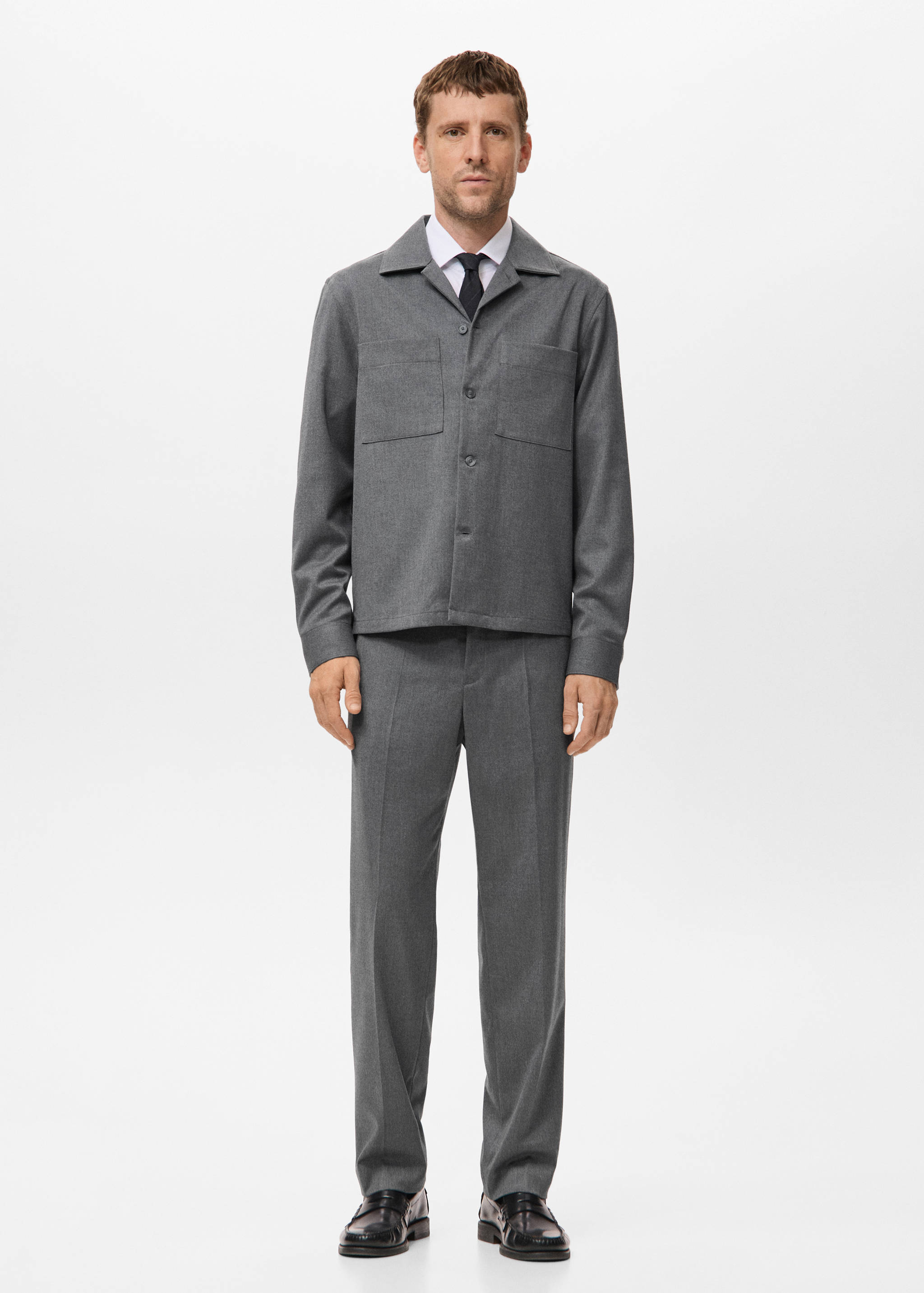 Flowy straight-fit trousers - General plane