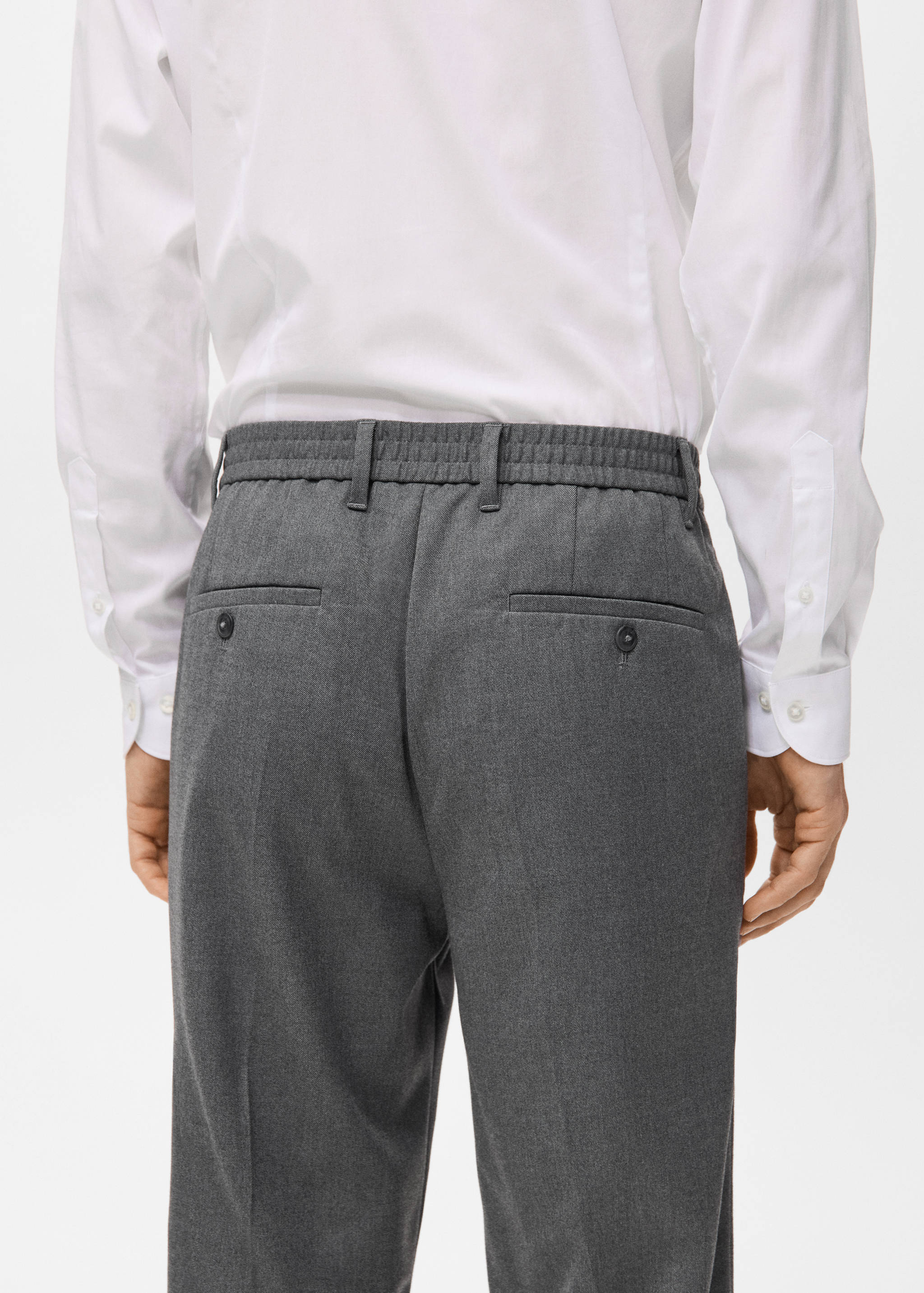 Flowy straight-fit trousers - Details of the article 3