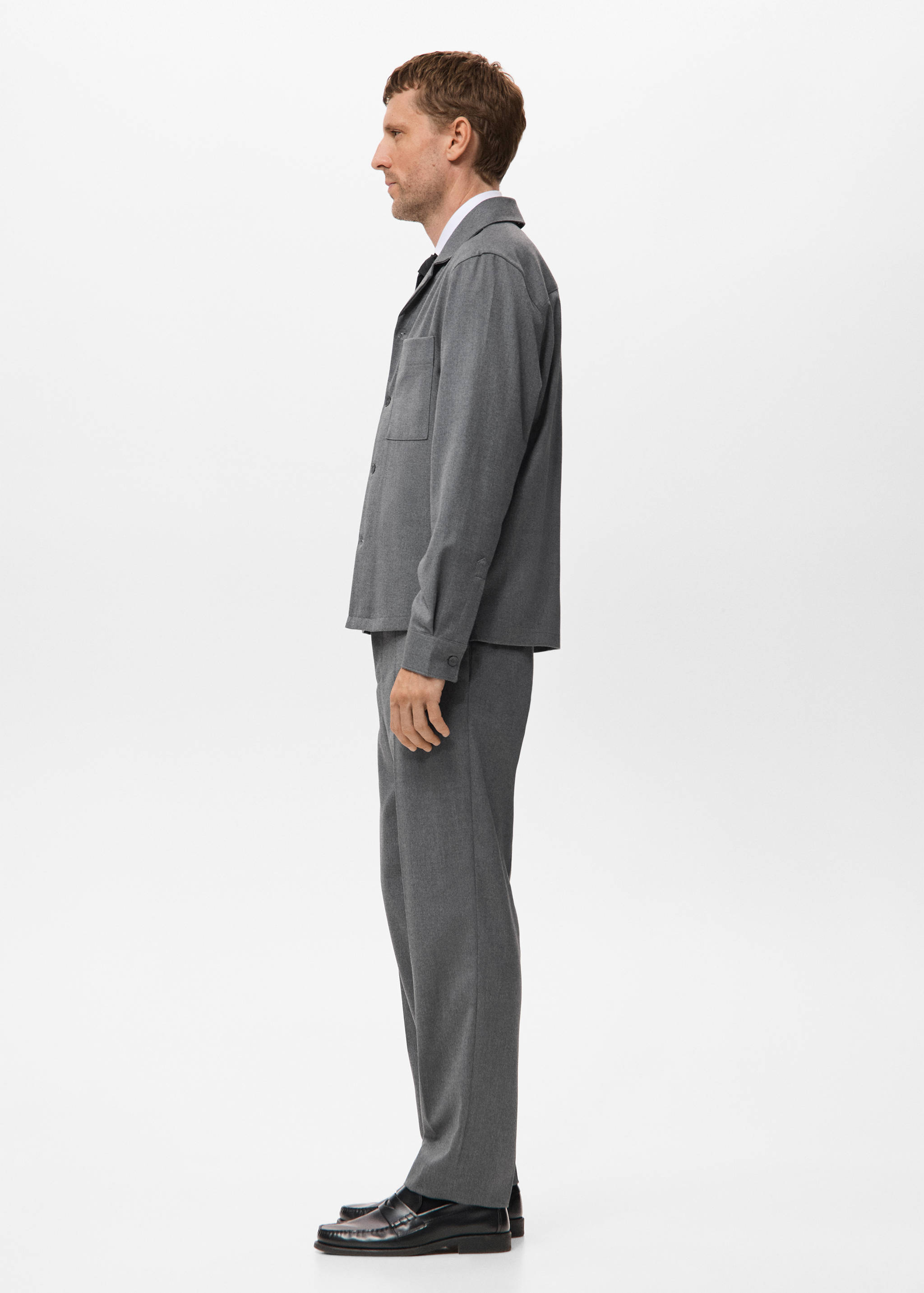 Flowy straight-fit trousers - Details of the article 2