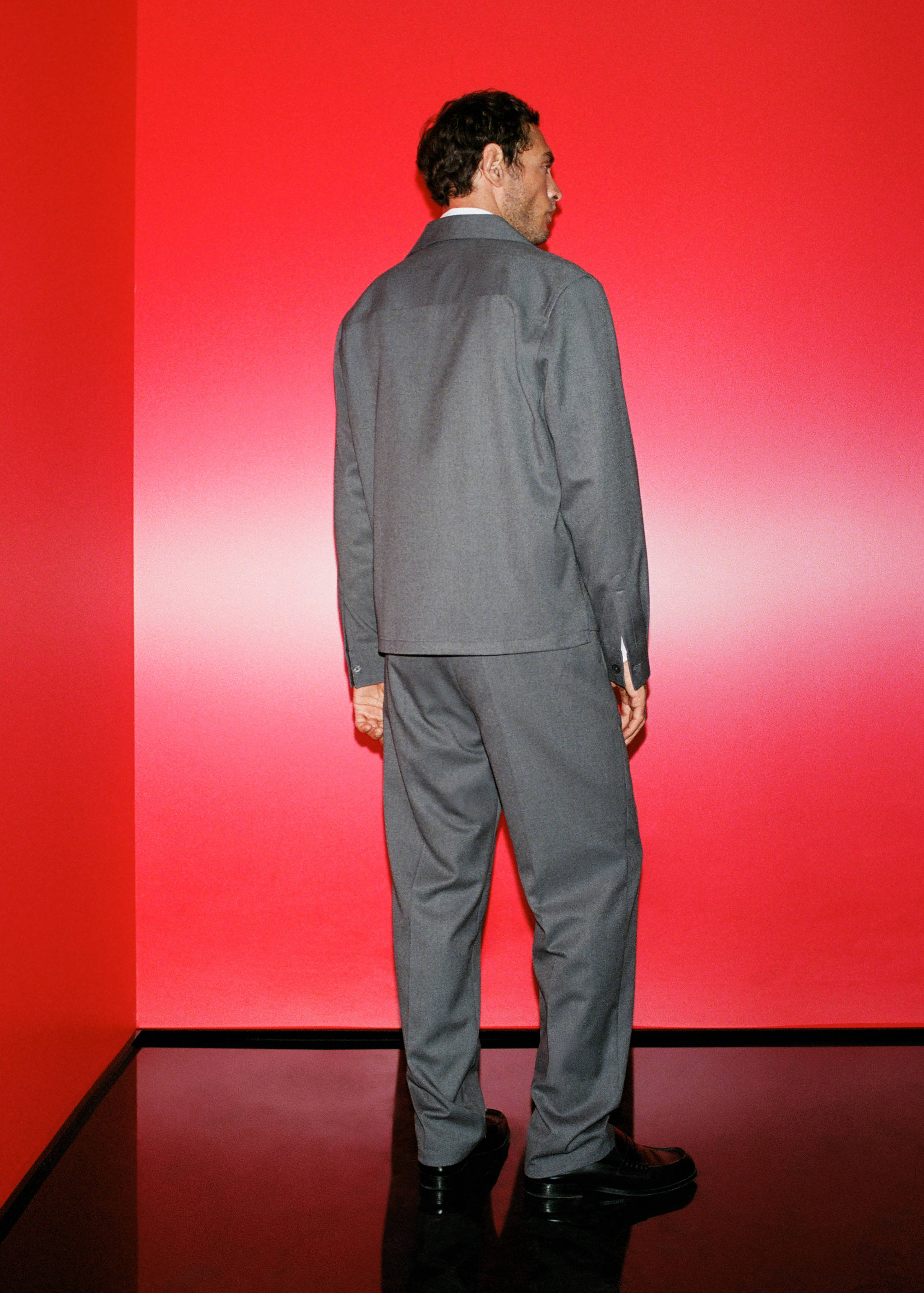 Flowy straight-fit trousers - Details of the article 5