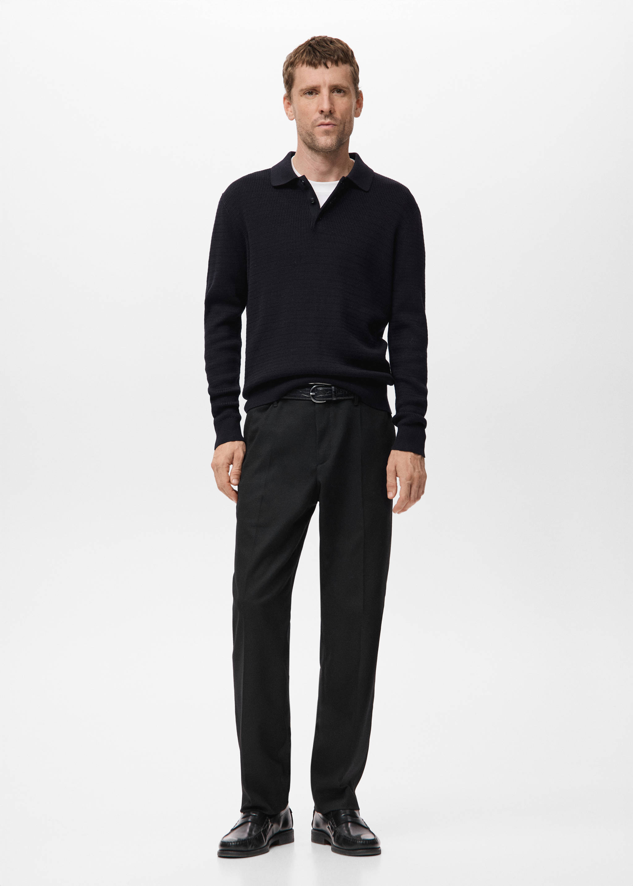 Flowy straight-fit trousers - General plane